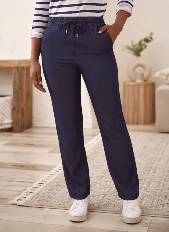 Tencel Pull-On Pants sold by Laura