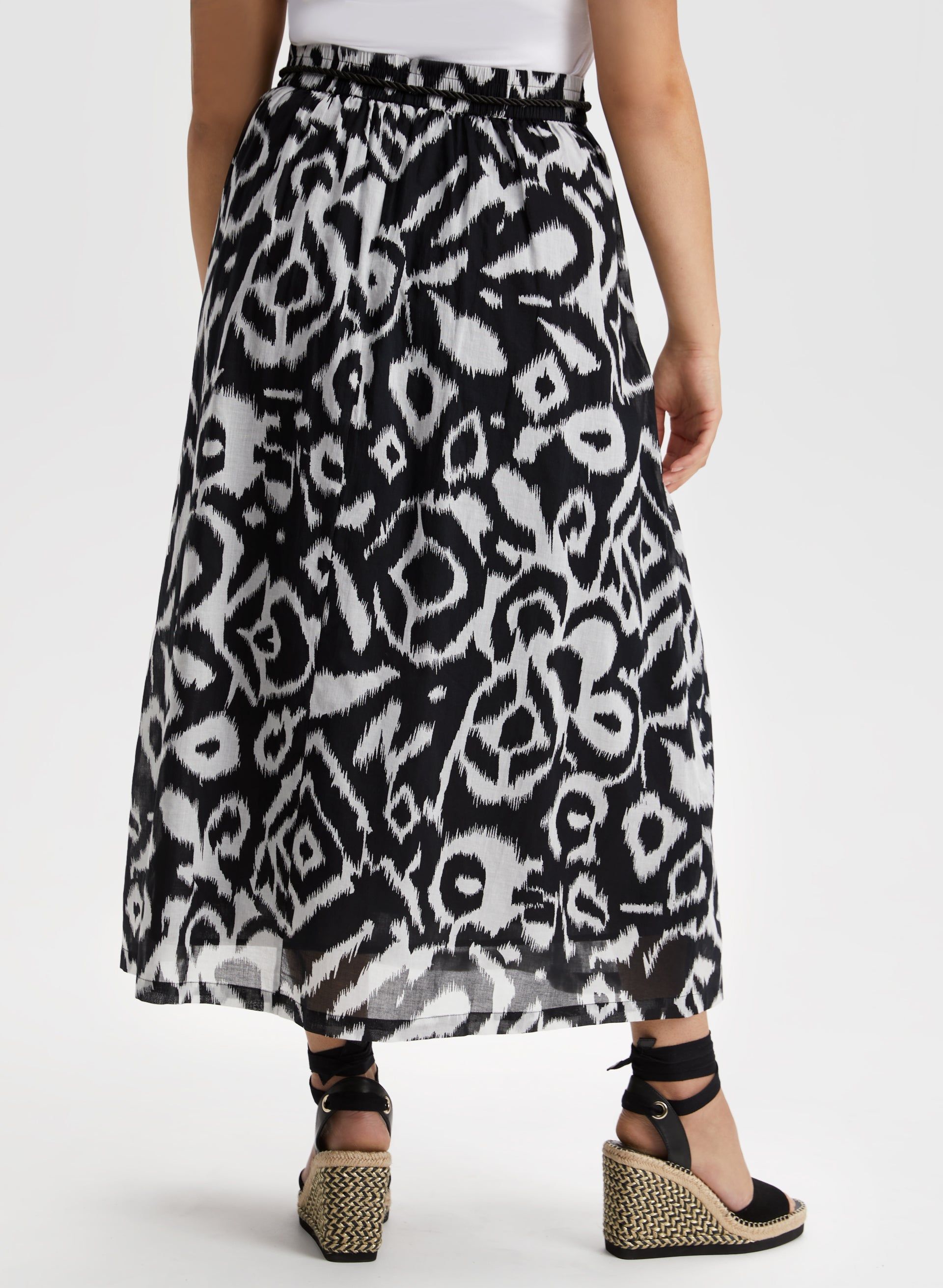 Abstract Print Maxi Skirt sold by Laura product image thumbnail 2