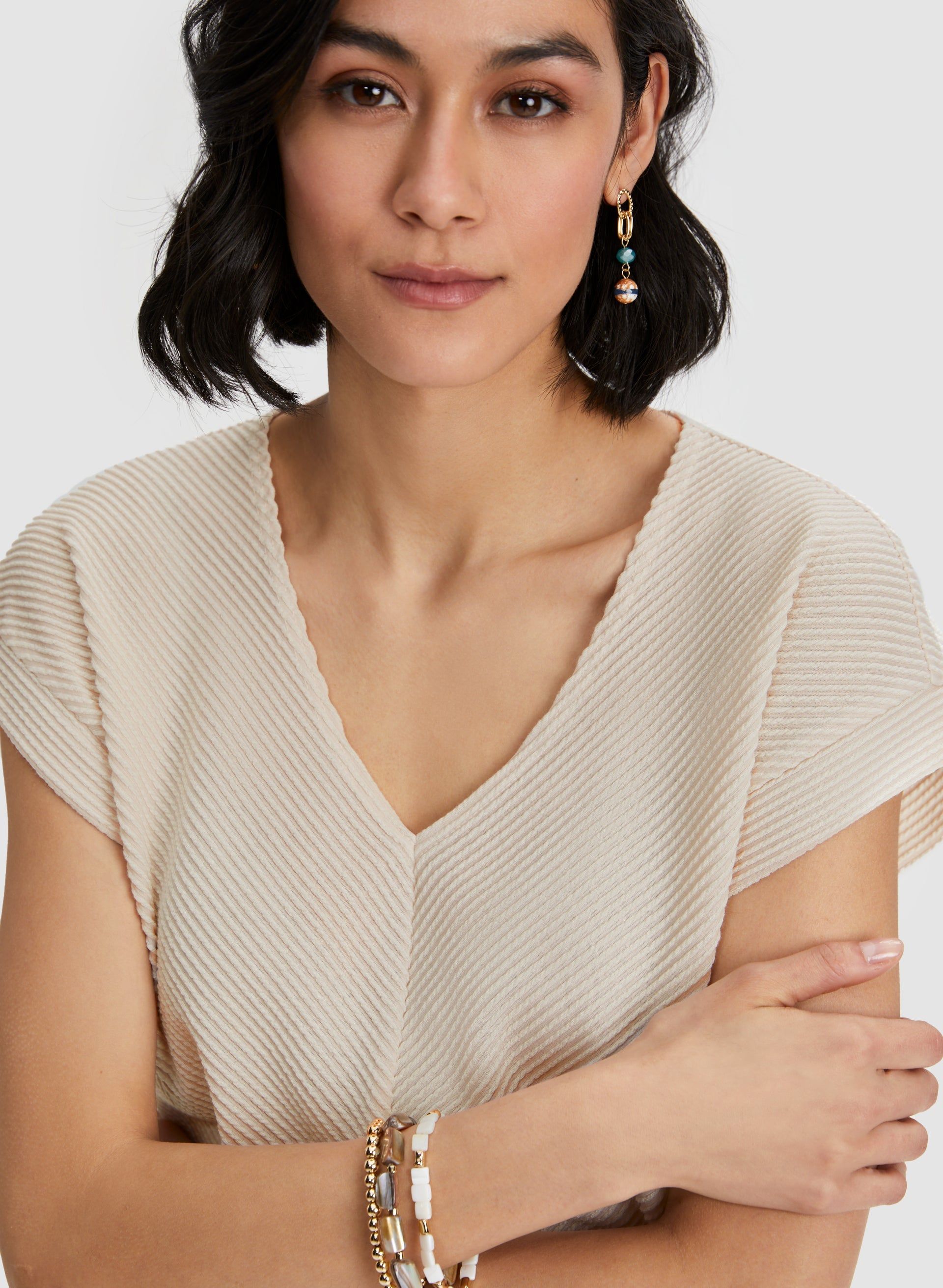 Ribbed Knit Top sold by Laura product image thumbnail 3