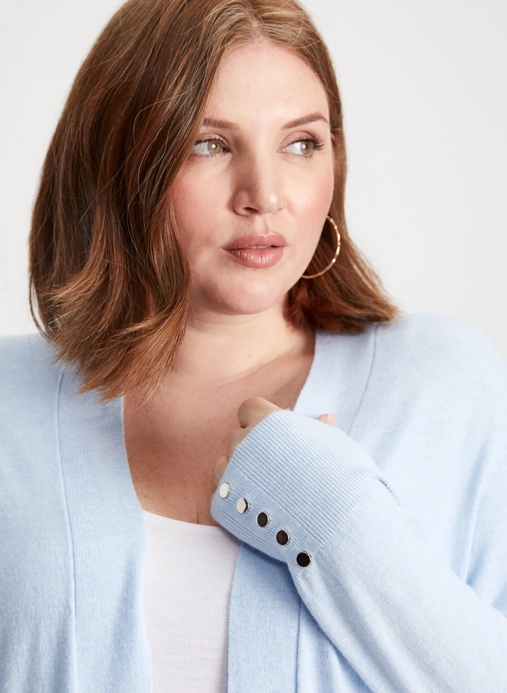 Stitch Detail Open Front Cardigan sold by Laura product image thumbnail 2