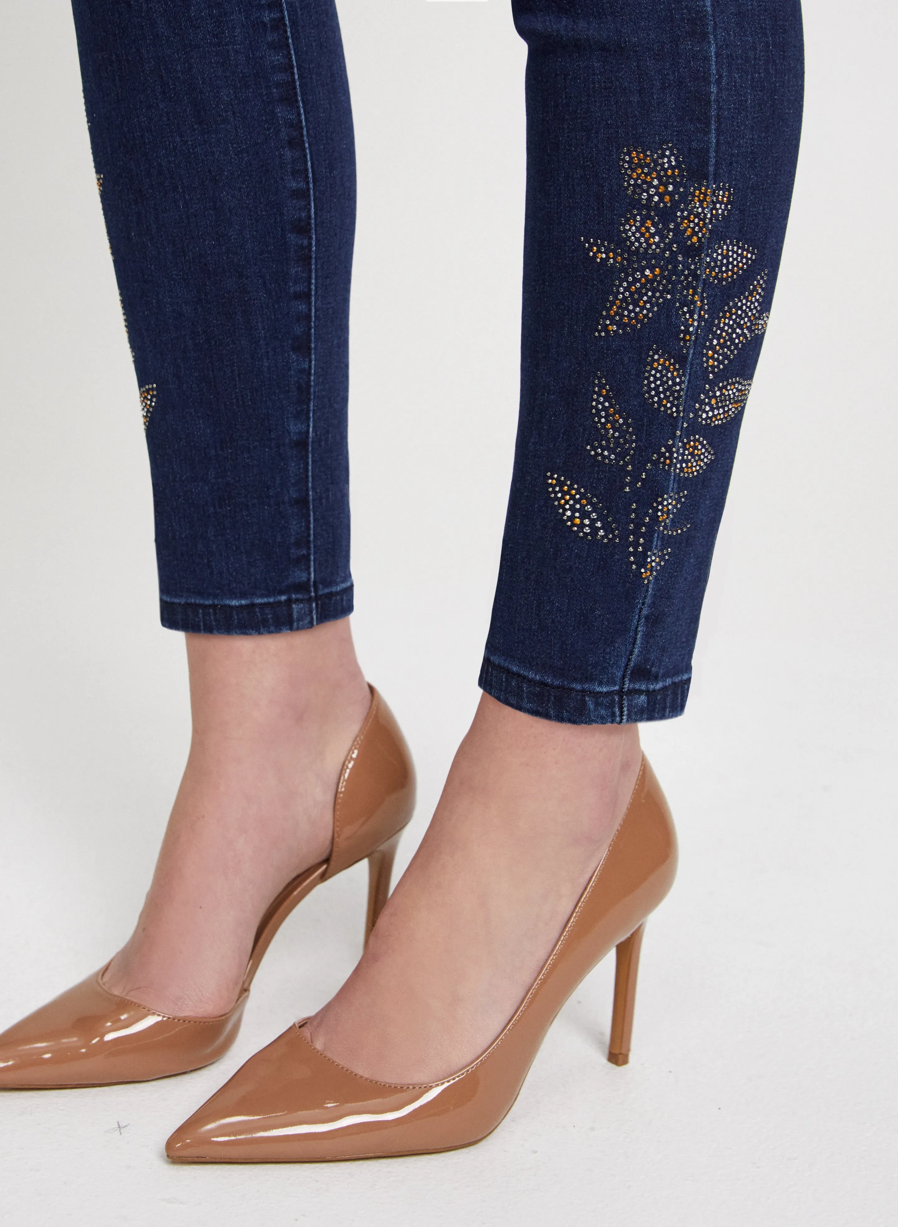 Embellished-Hem Ankle Jeans sold by Laura product image thumbnail 5