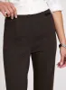 Sofia Vegan Leather Trim Straight-Leg Pants - Regular sold by Laura