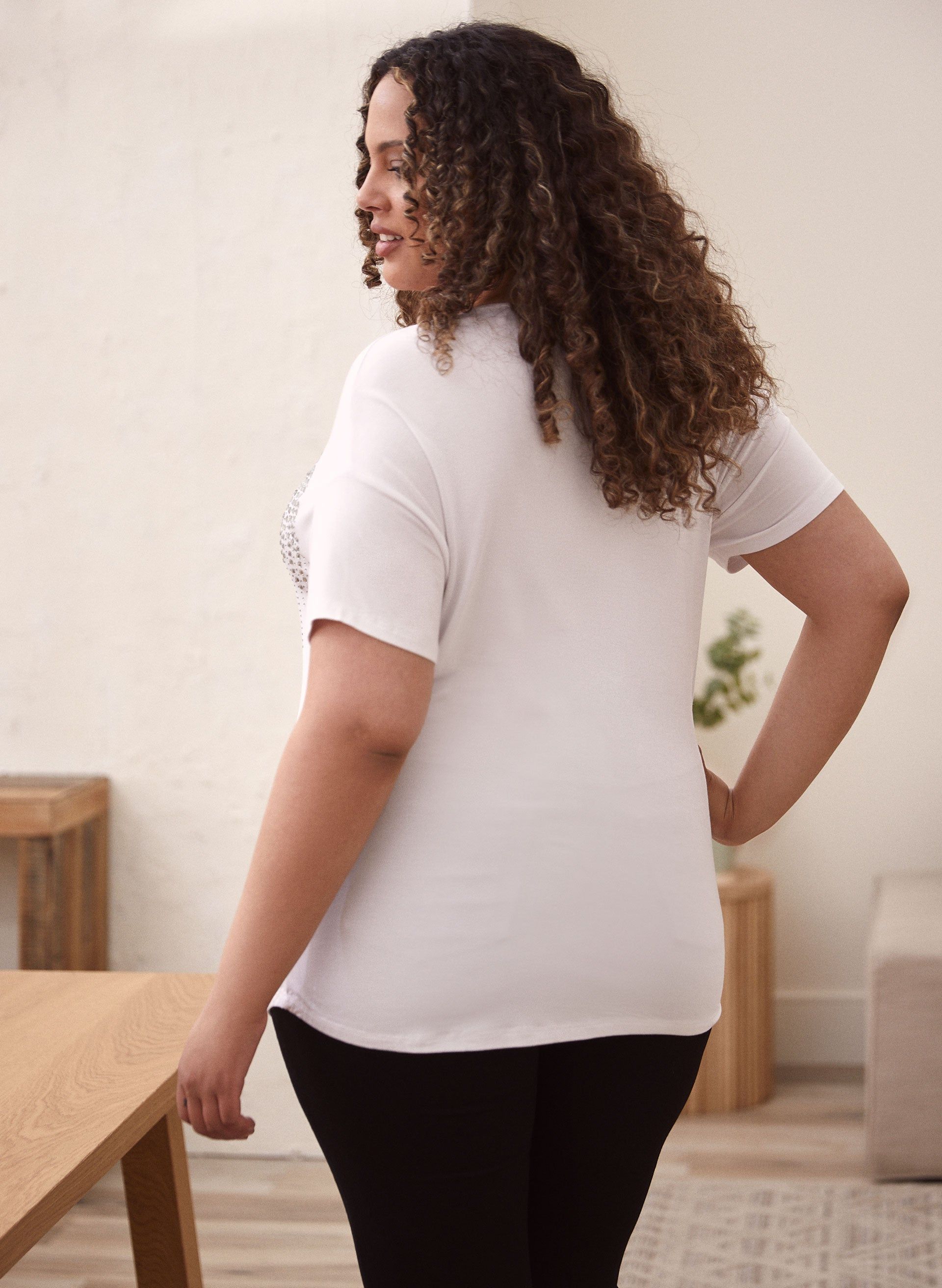 Embellished Short Sleeve Tee sold by Laura product image thumbnail 4