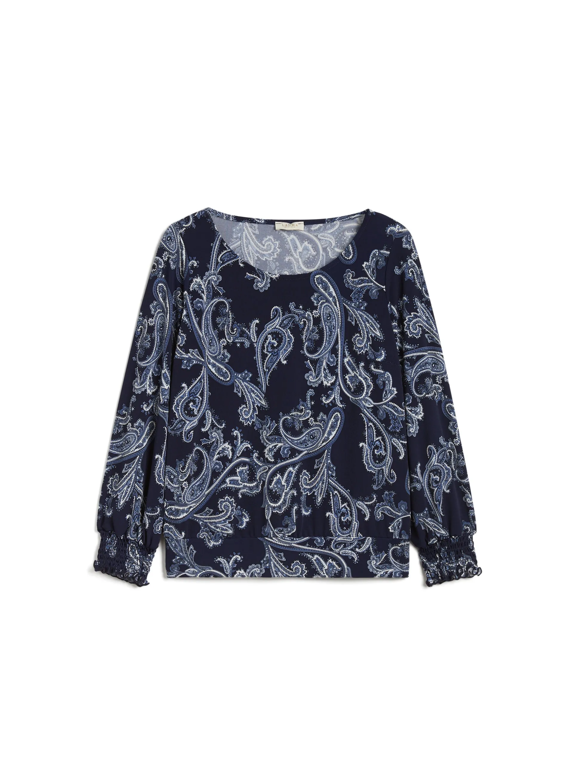 Paisley Print Ruffle Detail Top sold by Laura product image thumbnail 5