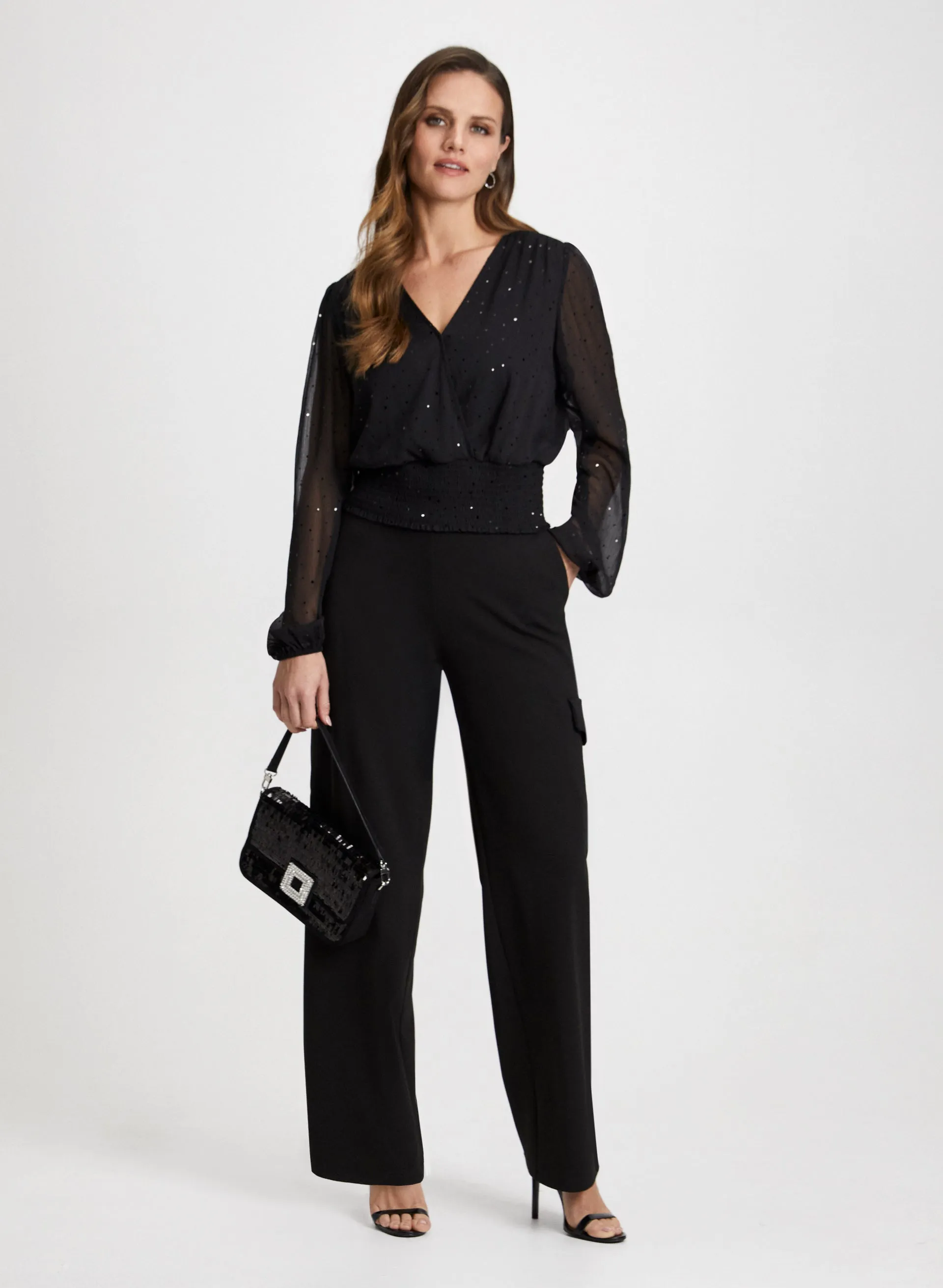 Straight Leg Pull-On Cargo Pants sold by Laura product image thumbnail 3