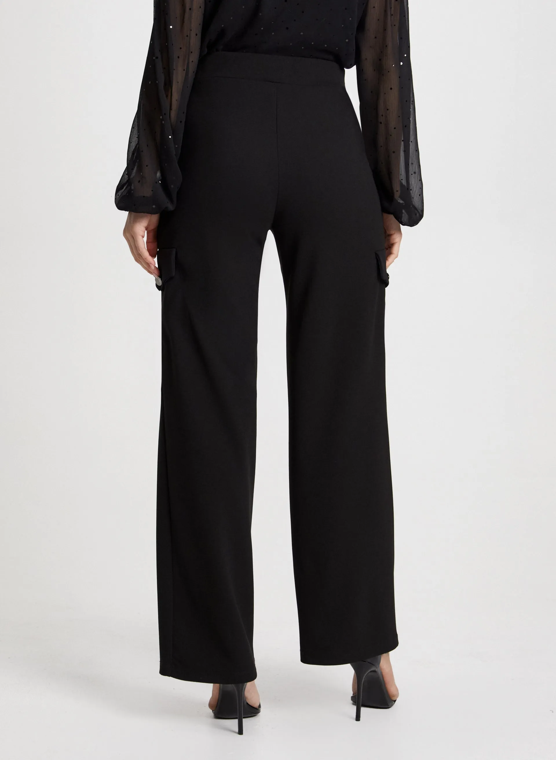 Straight Leg Pull-On Cargo Pants sold by Laura product image thumbnail 2