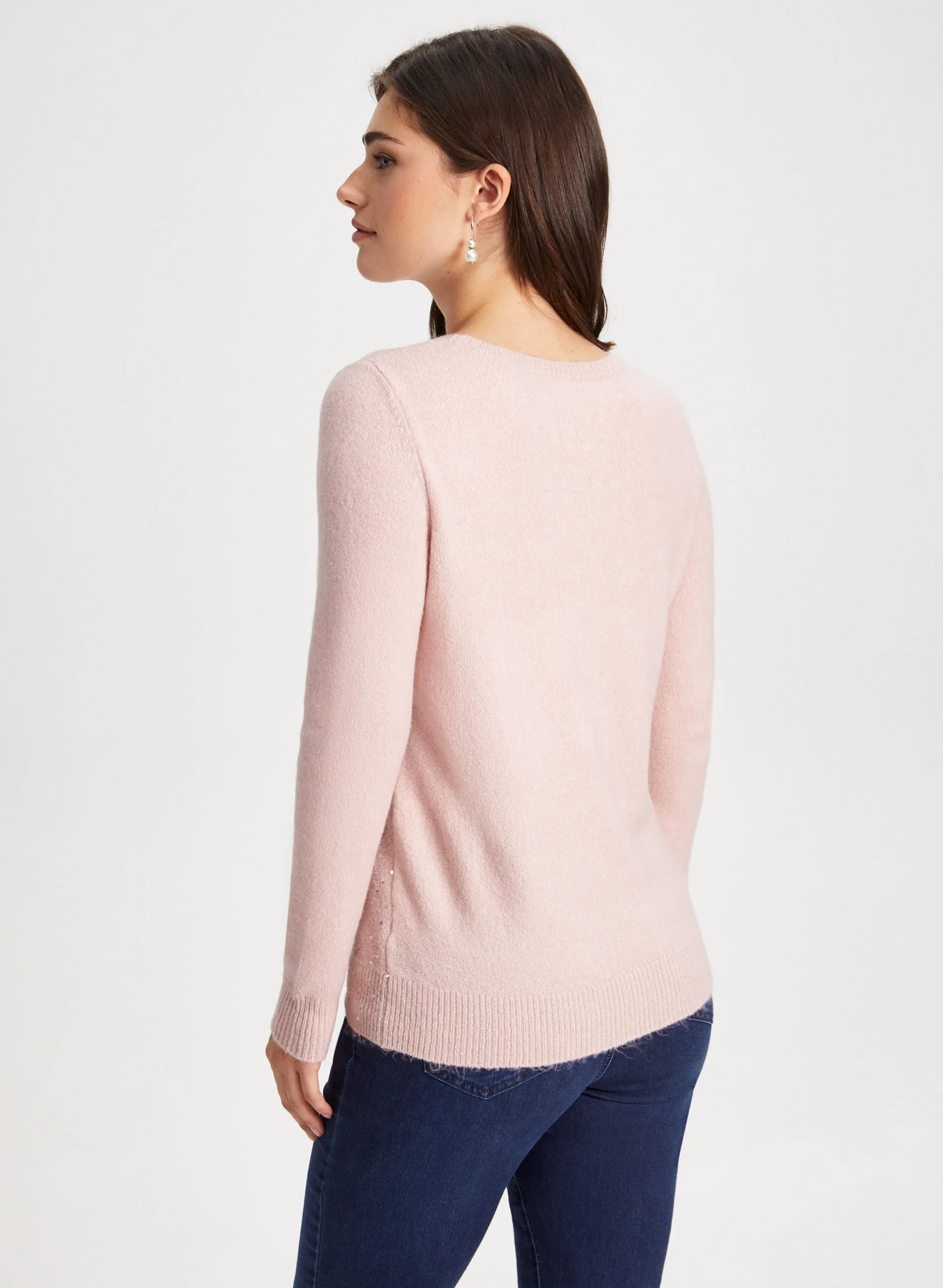 Mini Sequin Crew Neck Sweater sold by Laura product image thumbnail 4