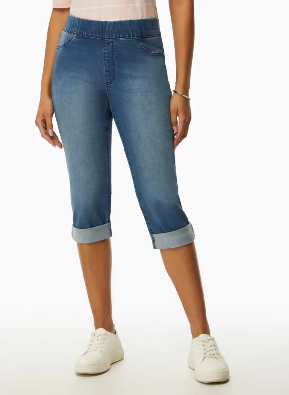 Pull-On Denim Capris sold by Laura