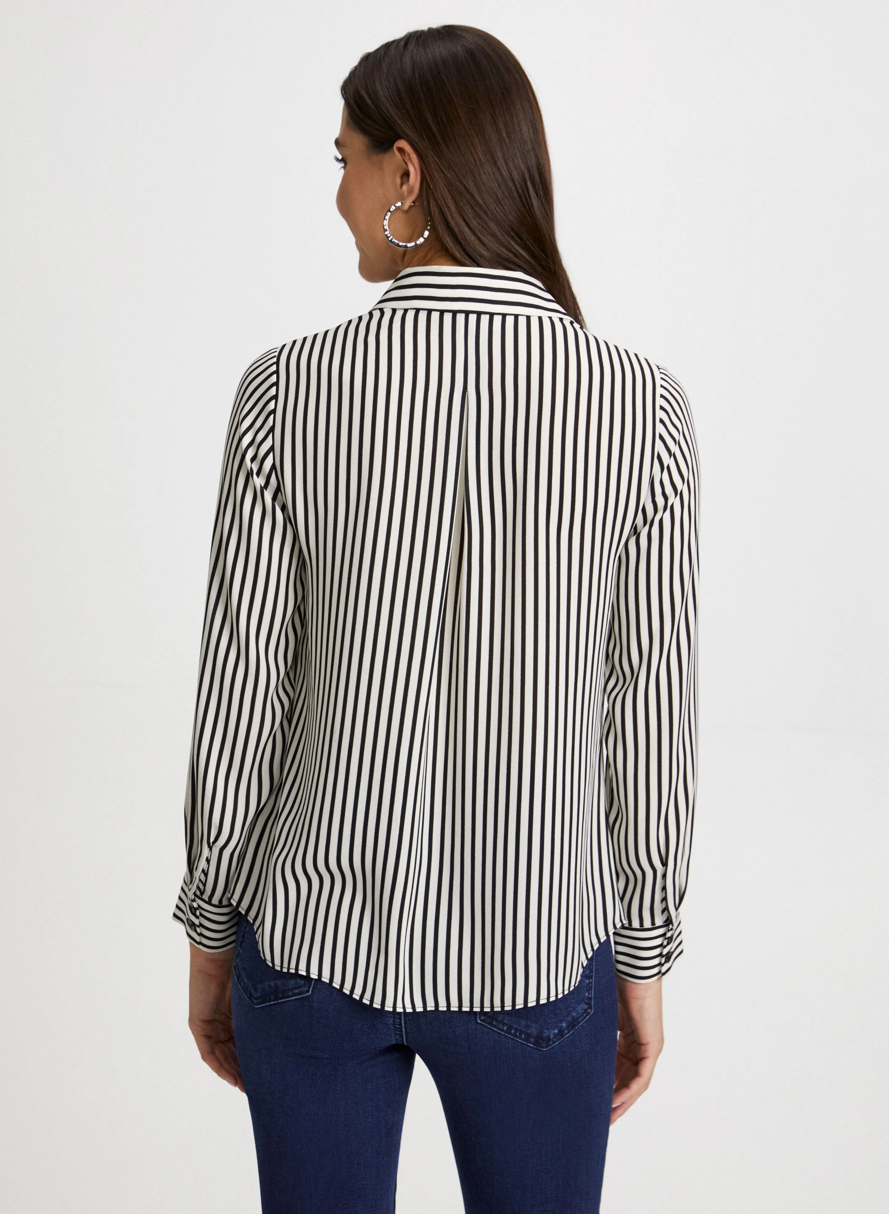 Stripe Print Blouse sold by Laura product image thumbnail 4