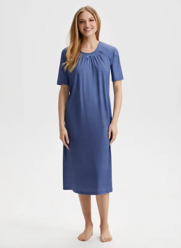 Zig Zag Print Nightgown sold by Laura