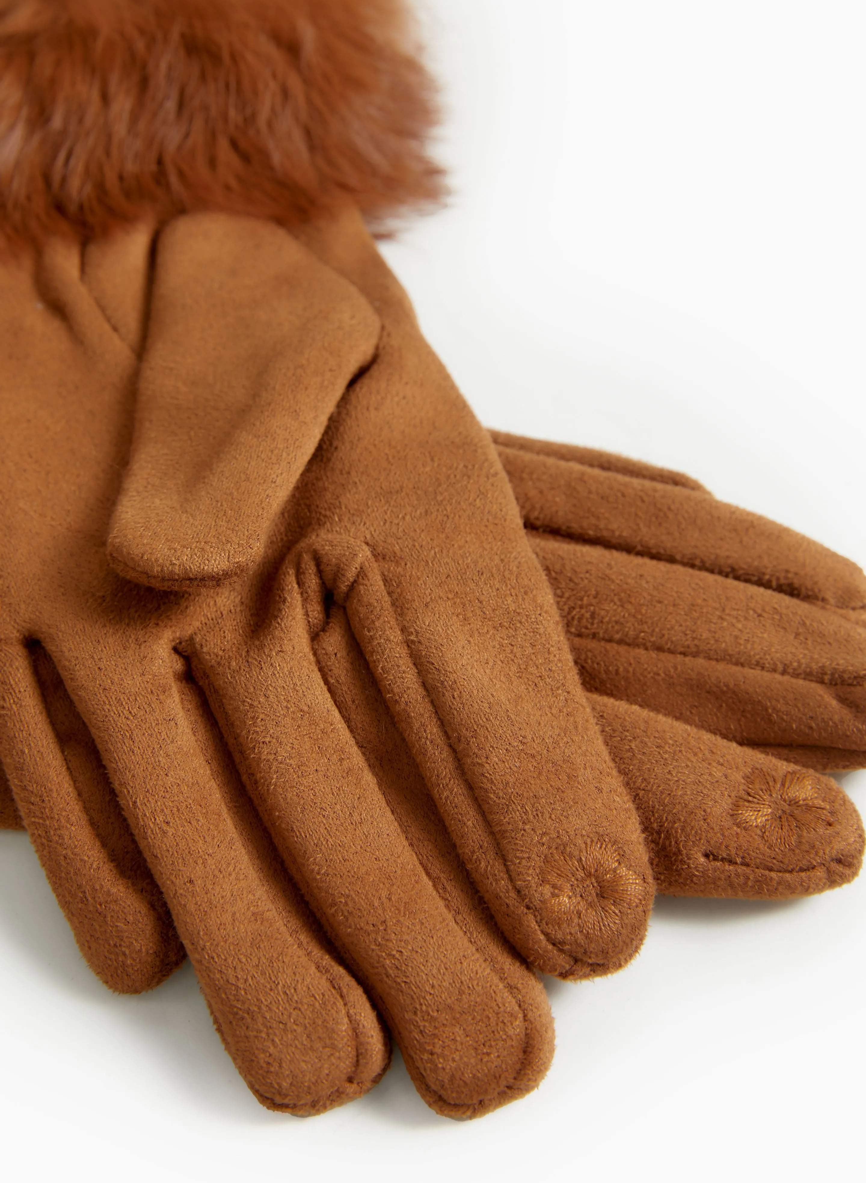 Genuine Fur Cuff Gloves sold by Laura product image thumbnail 2