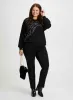 Embellished Zebra Motif Top & Straight Leg Pants sold by Laura