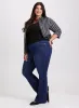 Houndstooth Cardigan & Flare Leg Jeans sold by Laura