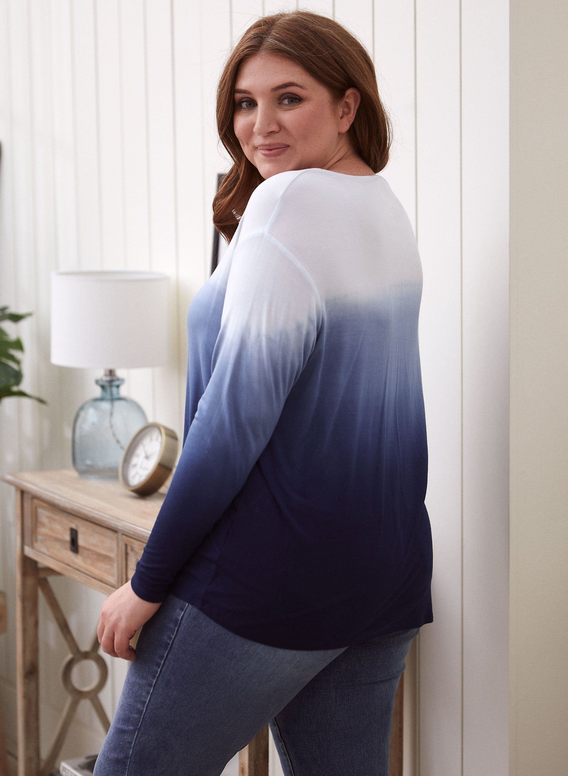 Ombré Long Sleeve Tee sold by Laura product image thumbnail 4