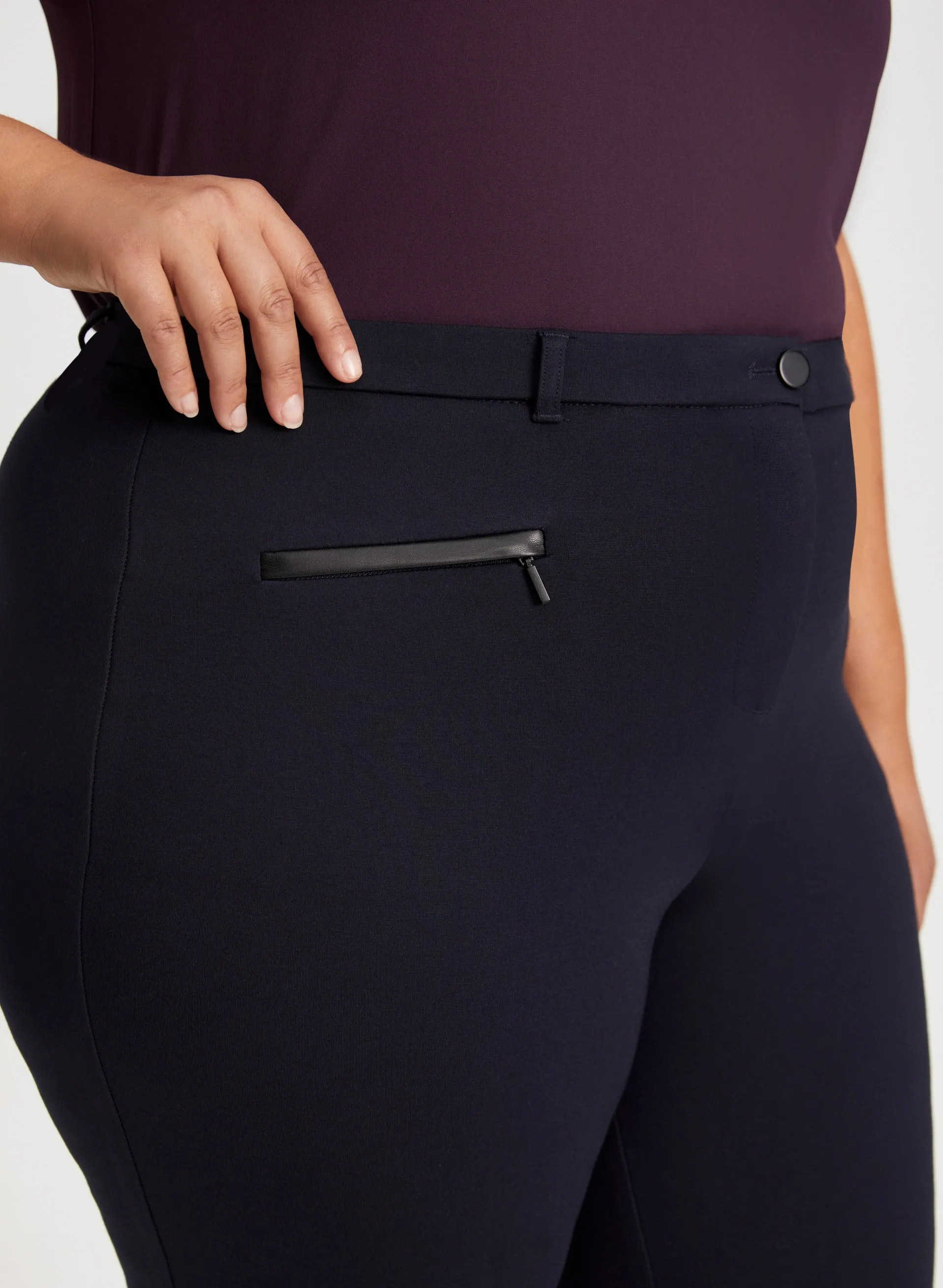 Mia Zip Detail Pants - Regular sold by Laura product image thumbnail 4