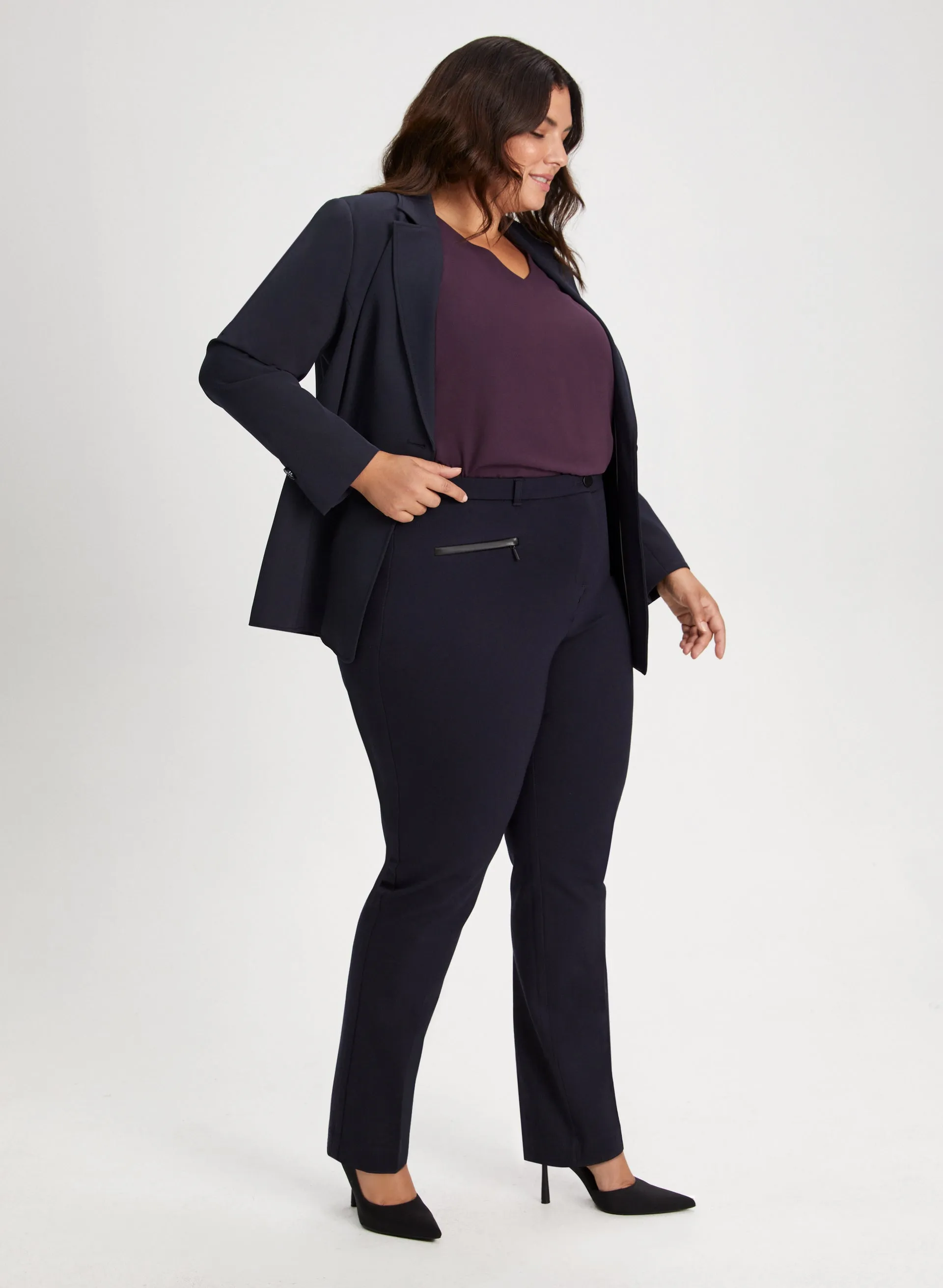 Mia Zip Detail Pants - Regular sold by Laura product image thumbnail 5