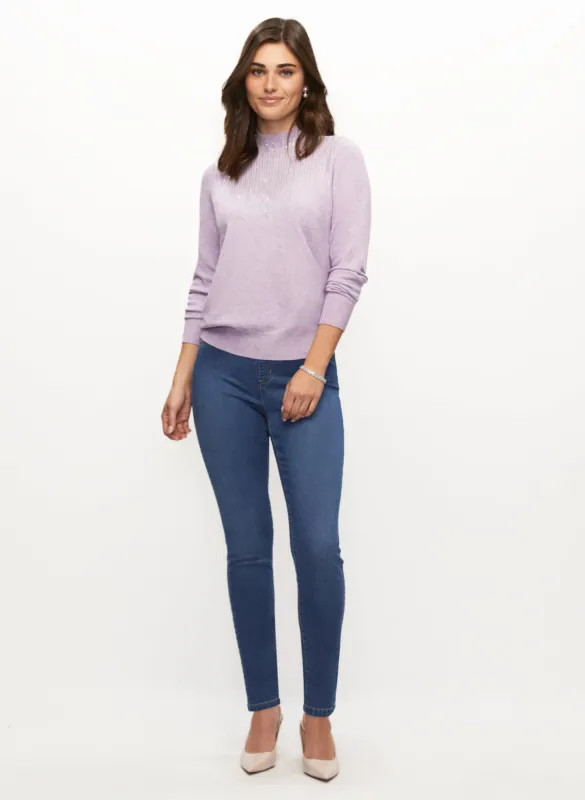 Rhinestone Detail Sweater & Straight Leg Pants sold by Laura