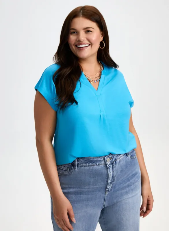 Open V-Neck Tee sold by Laura
