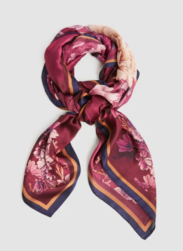 Floral Print Scarf sold by Laura