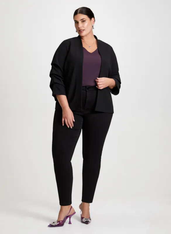 Tiered Sleeve Top & Slim Leg Pants sold by Laura
