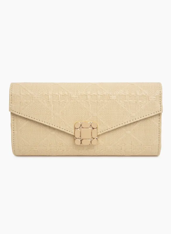 Buckle Detail Envelope Clutch sold by Laura