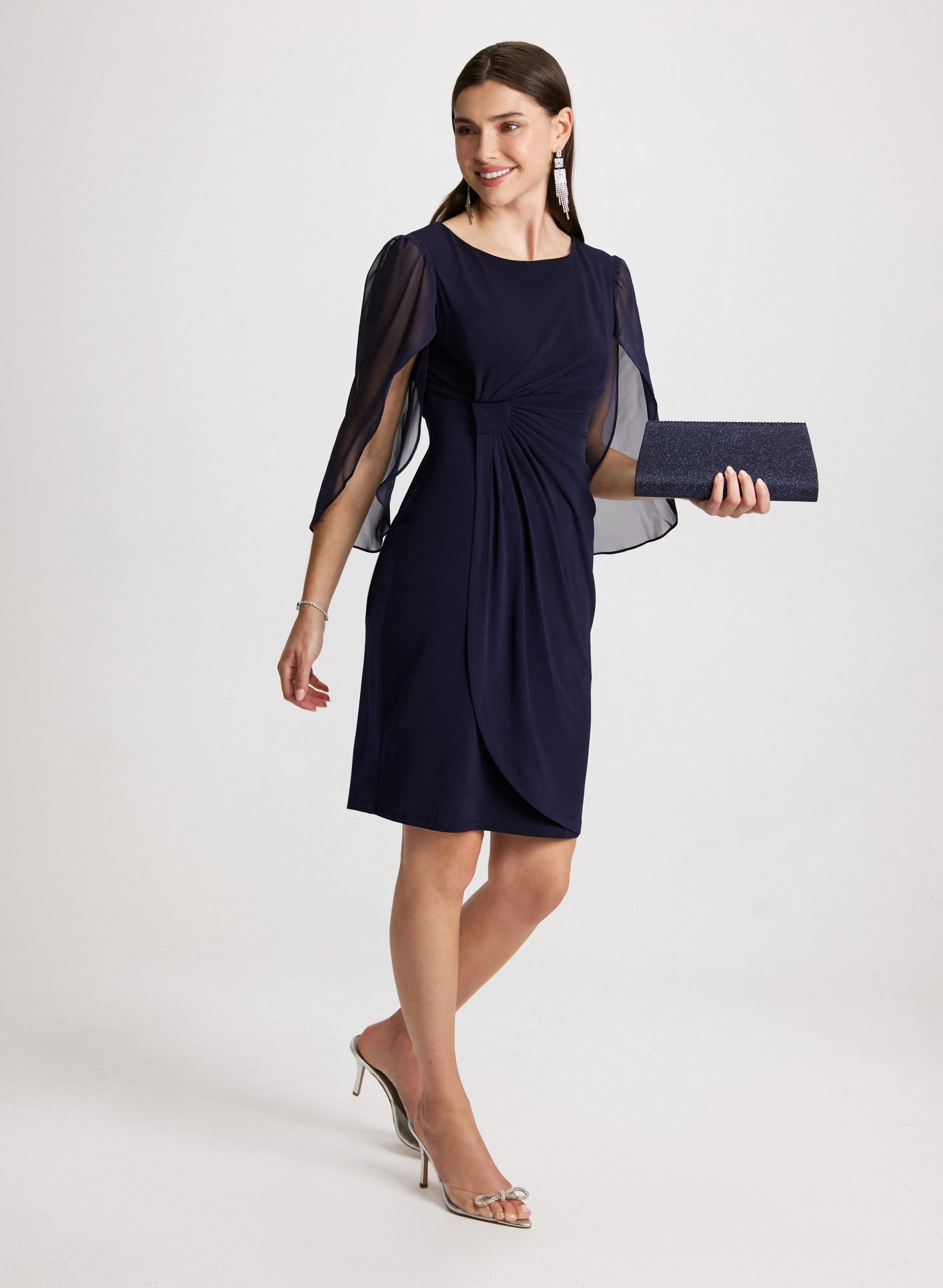 Tulip Sleeve Cocktail Dress sold by Laura product image thumbnail 2