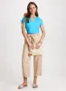 Drawstring V-Neck Tee & Belted Elastic Waist Pants sold by Laura