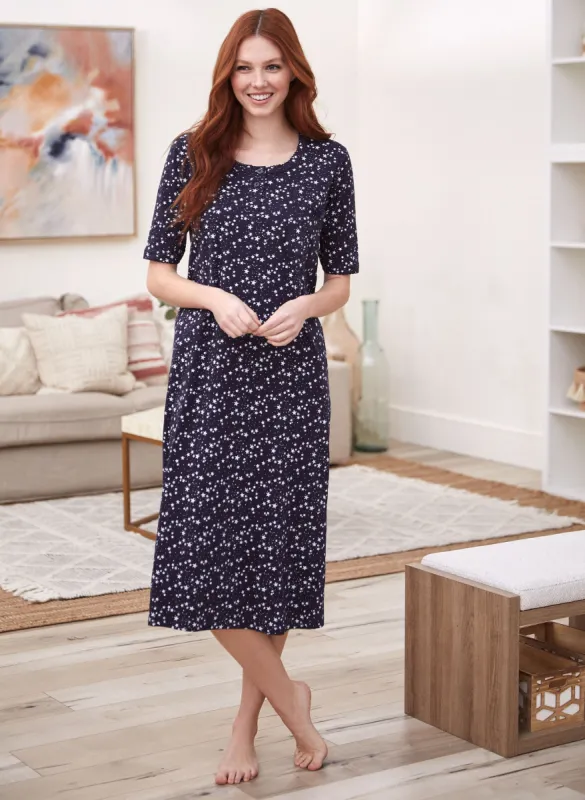 Star Print Nightgown sold by Laura