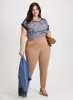 Cap Sleeve Paisley T-Shirt & Button Tab Detail Pants sold by Laura