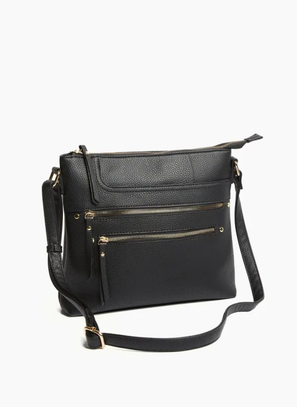 Multi-Zip Crossbody Bag sold by Laura