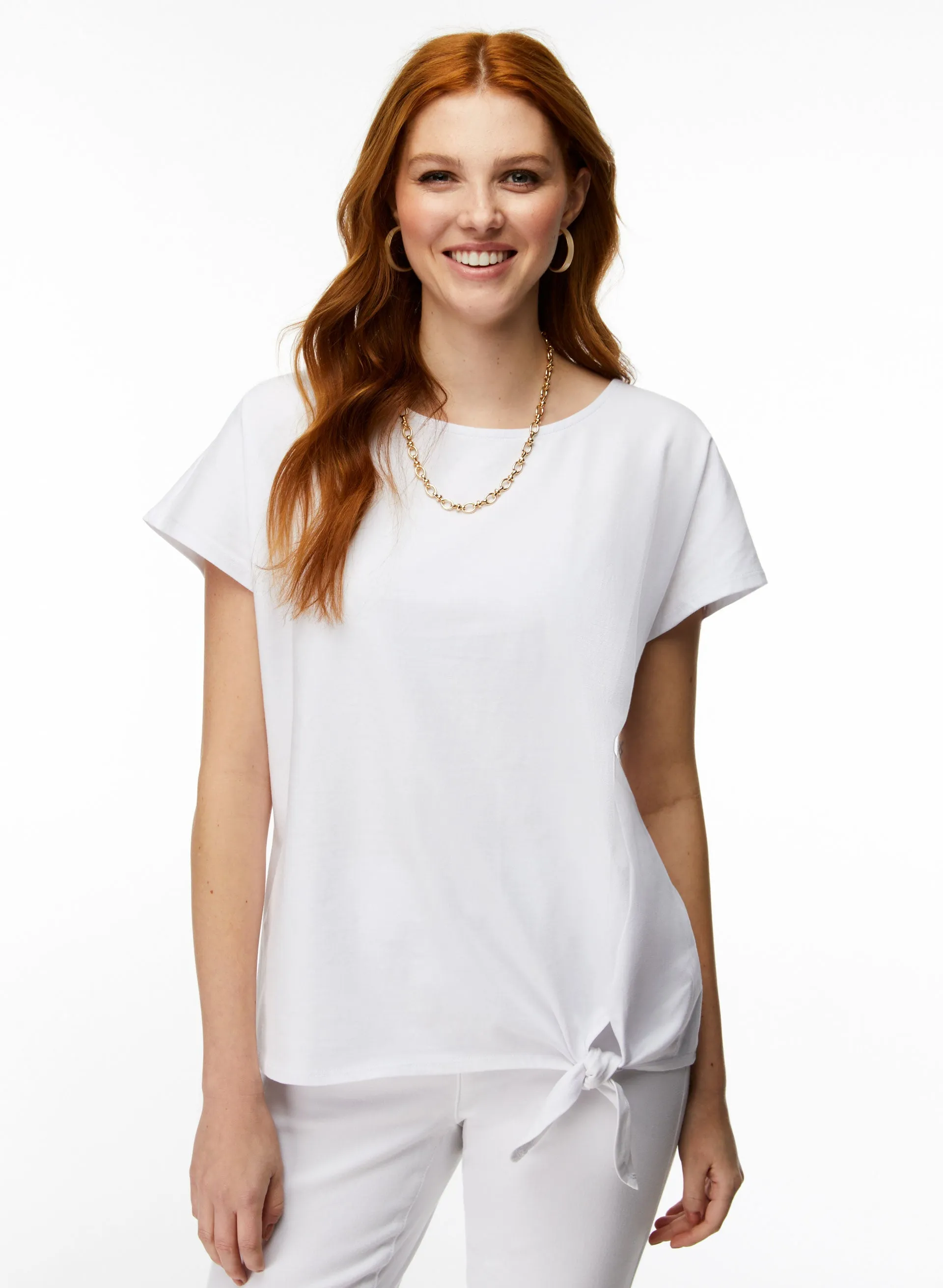 Tie Detail Tee sold by Laura