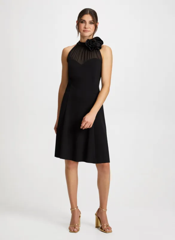 Illusion Neck Dress sold by Laura