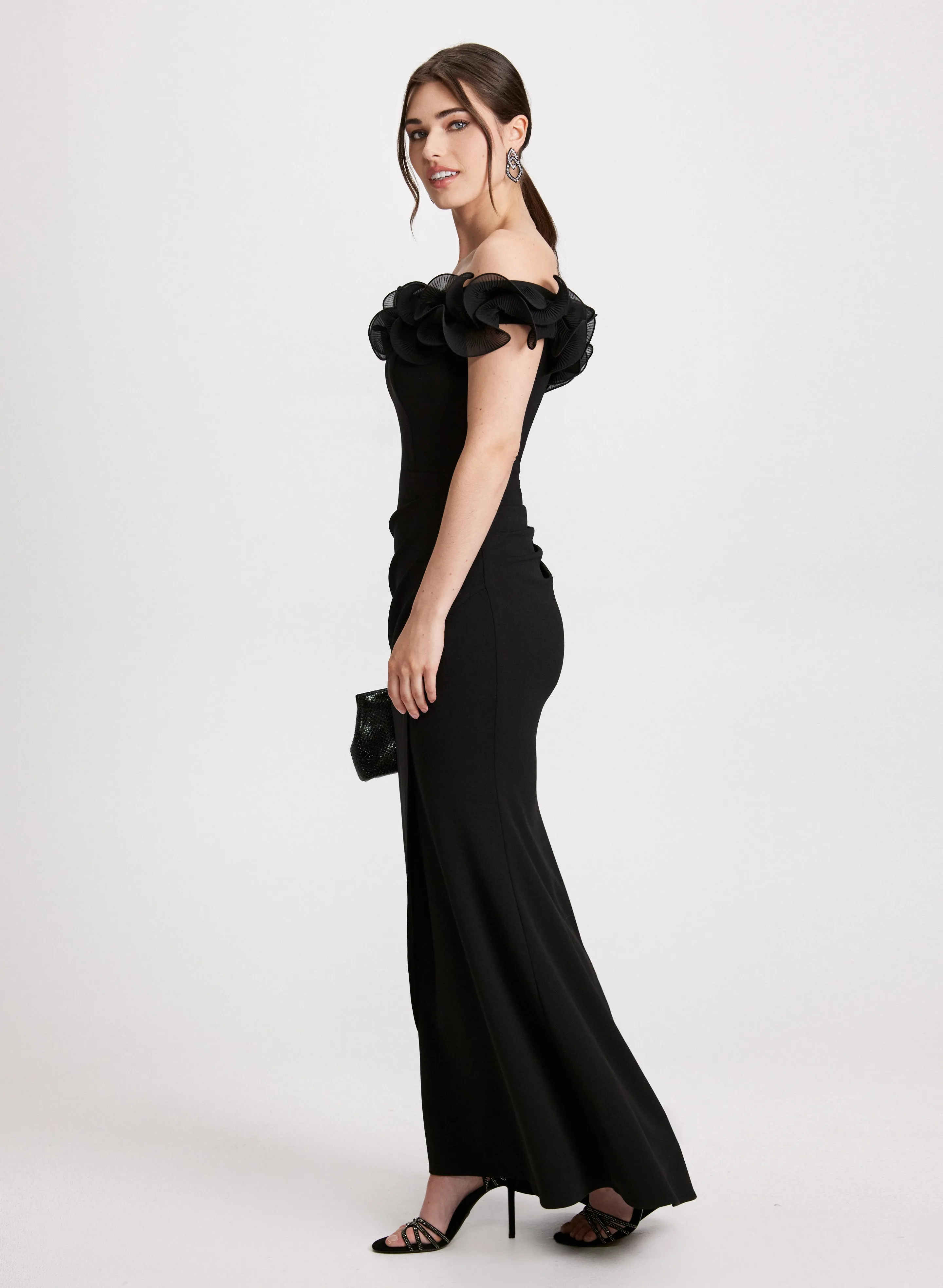 Ruffled Off-the-Shoulder Dress sold by Laura product image thumbnail 2