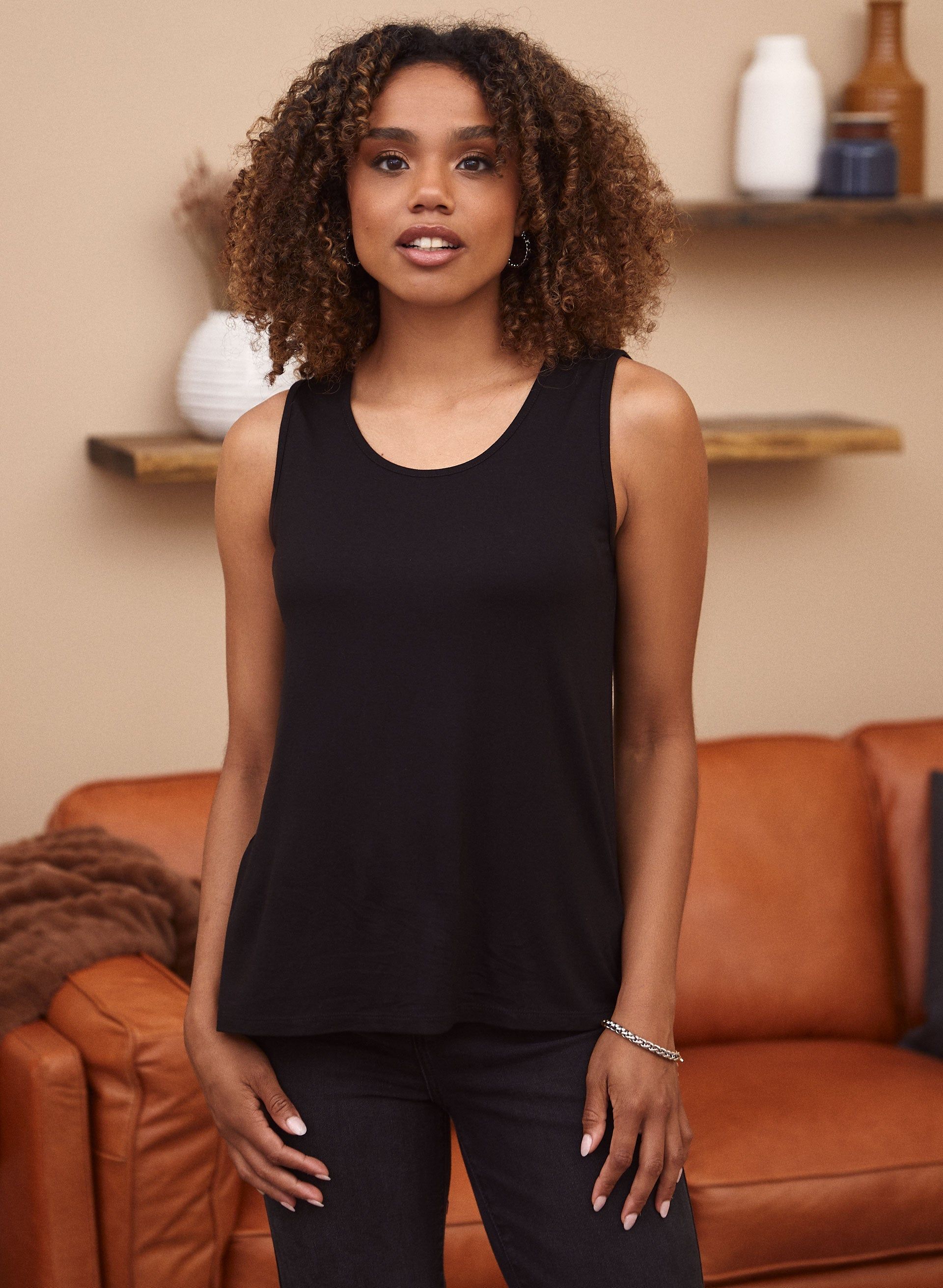 Scoop Neck Sleeveless Top sold by Laura