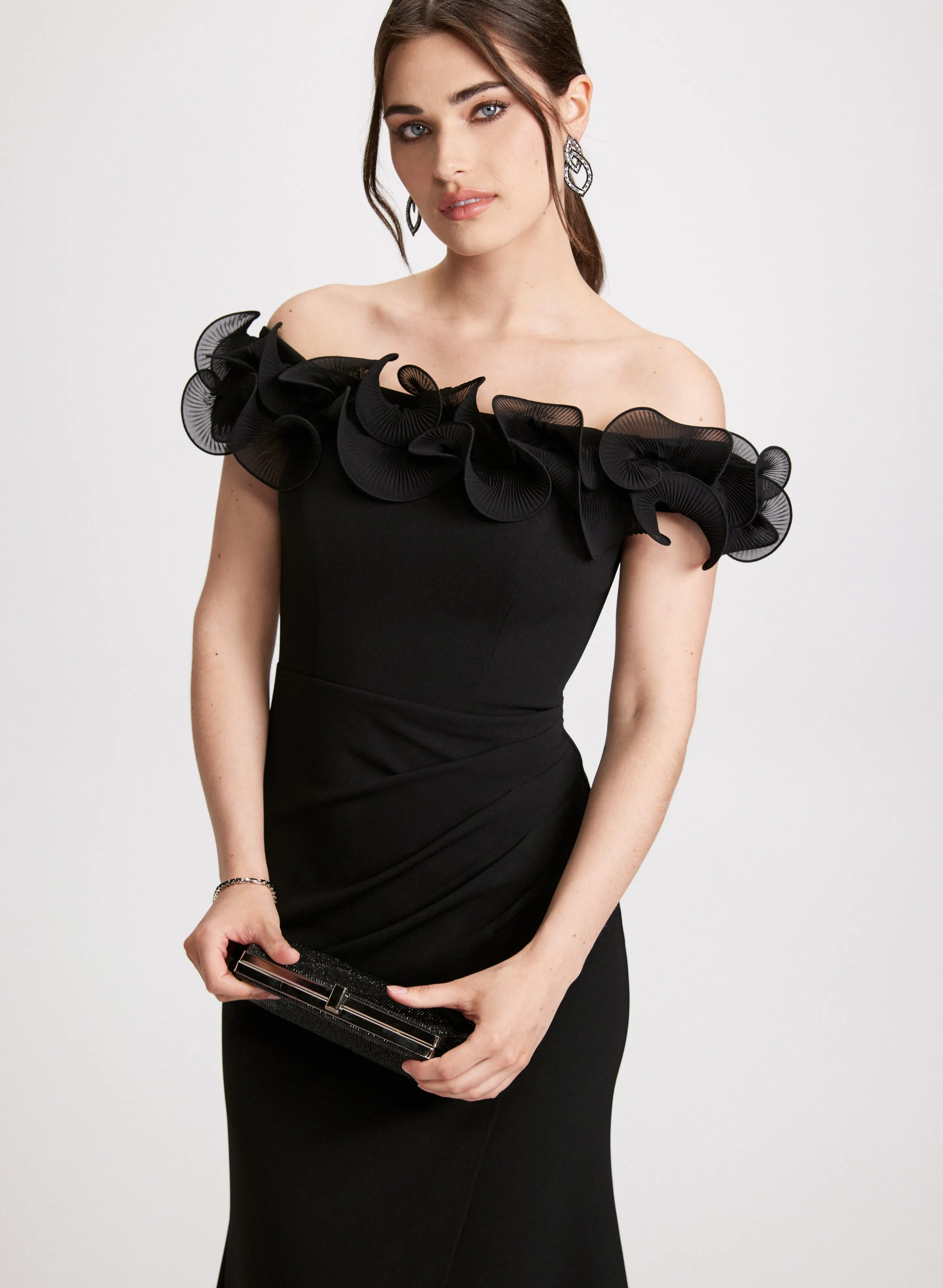 Ruffled Off-the-Shoulder Dress sold by Laura product image thumbnail 5