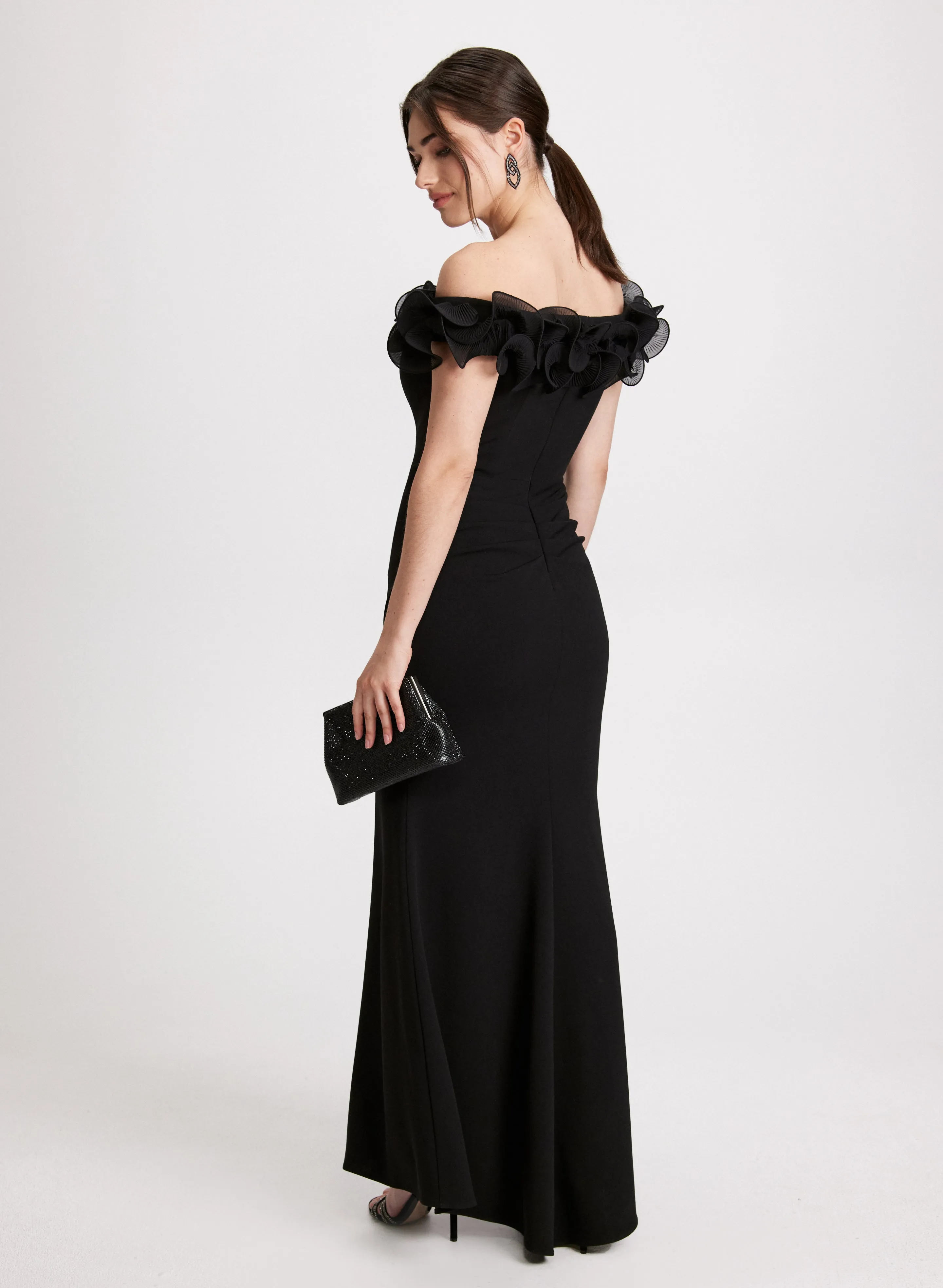 Ruffled Off-the-Shoulder Dress sold by Laura product image thumbnail 3