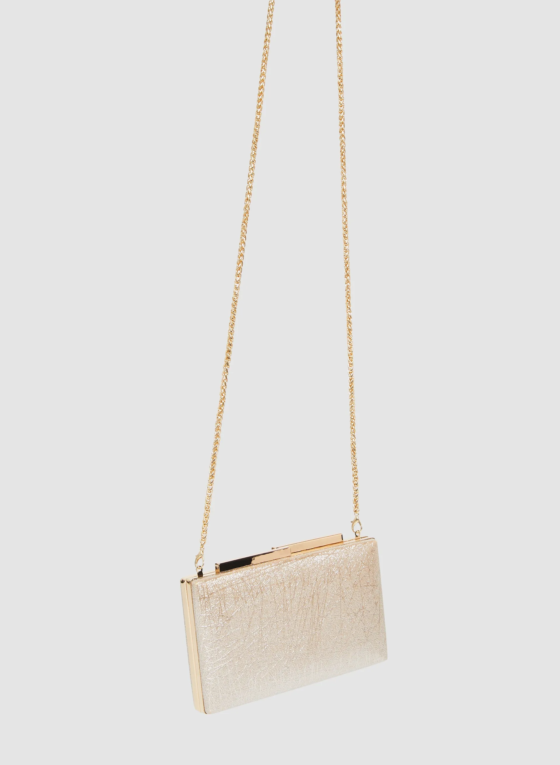 Rectangular Clasp Box Clutch sold by Laura