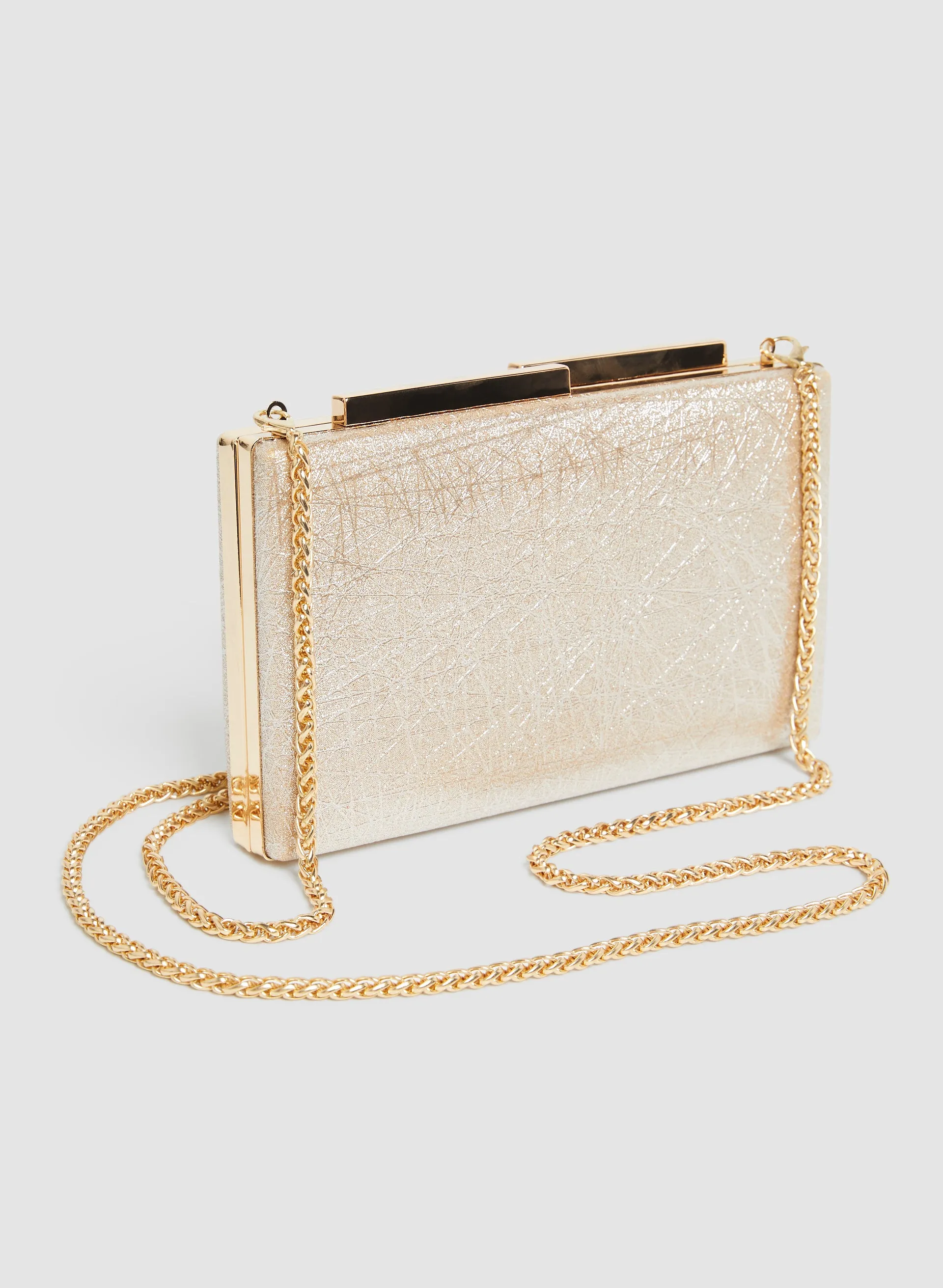 Rectangular Clasp Box Clutch sold by Laura product image thumbnail 4