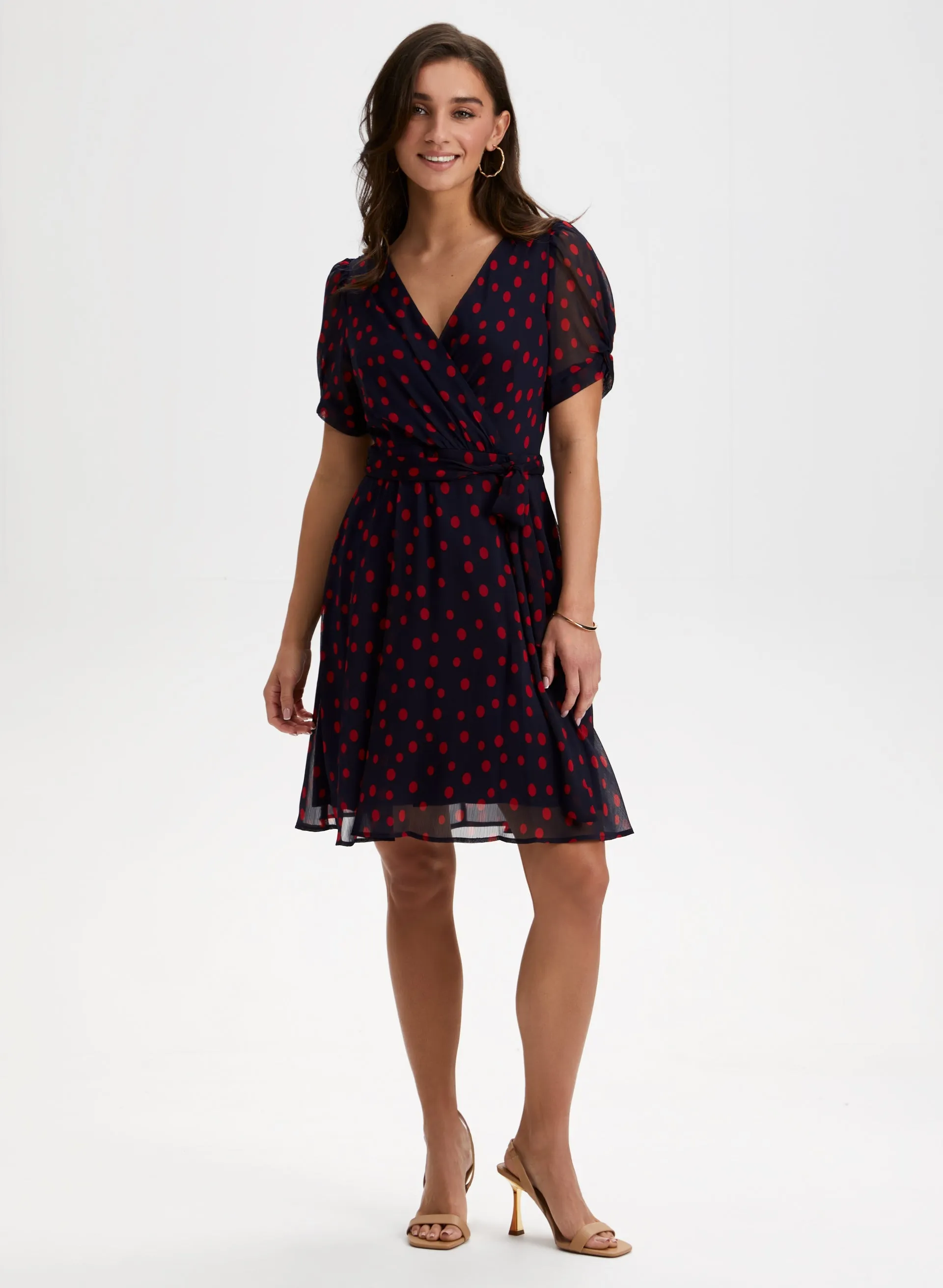 Polka Dot Print Dress sold by Laura