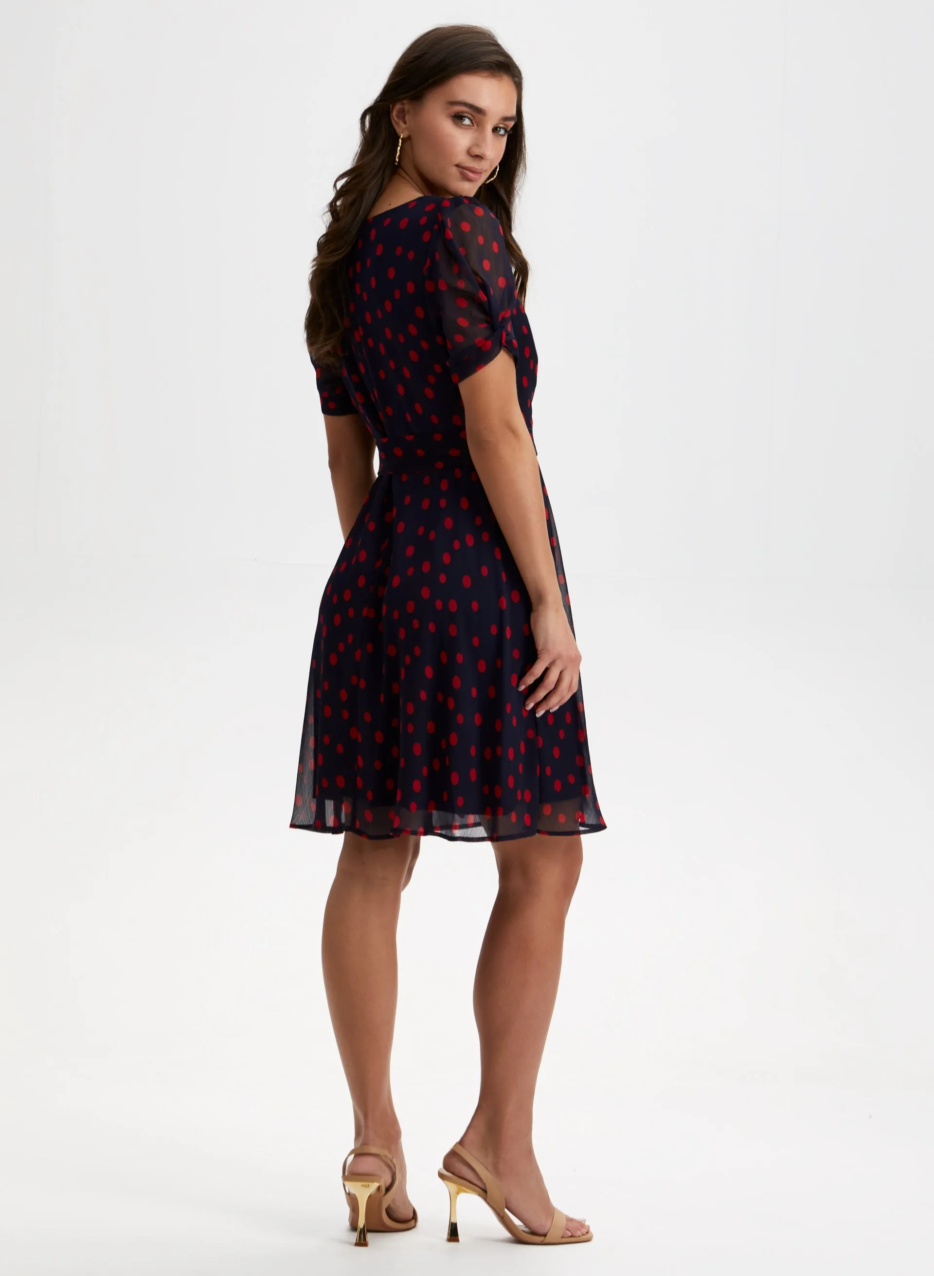 Polka Dot Print Dress sold by Laura product image thumbnail 2