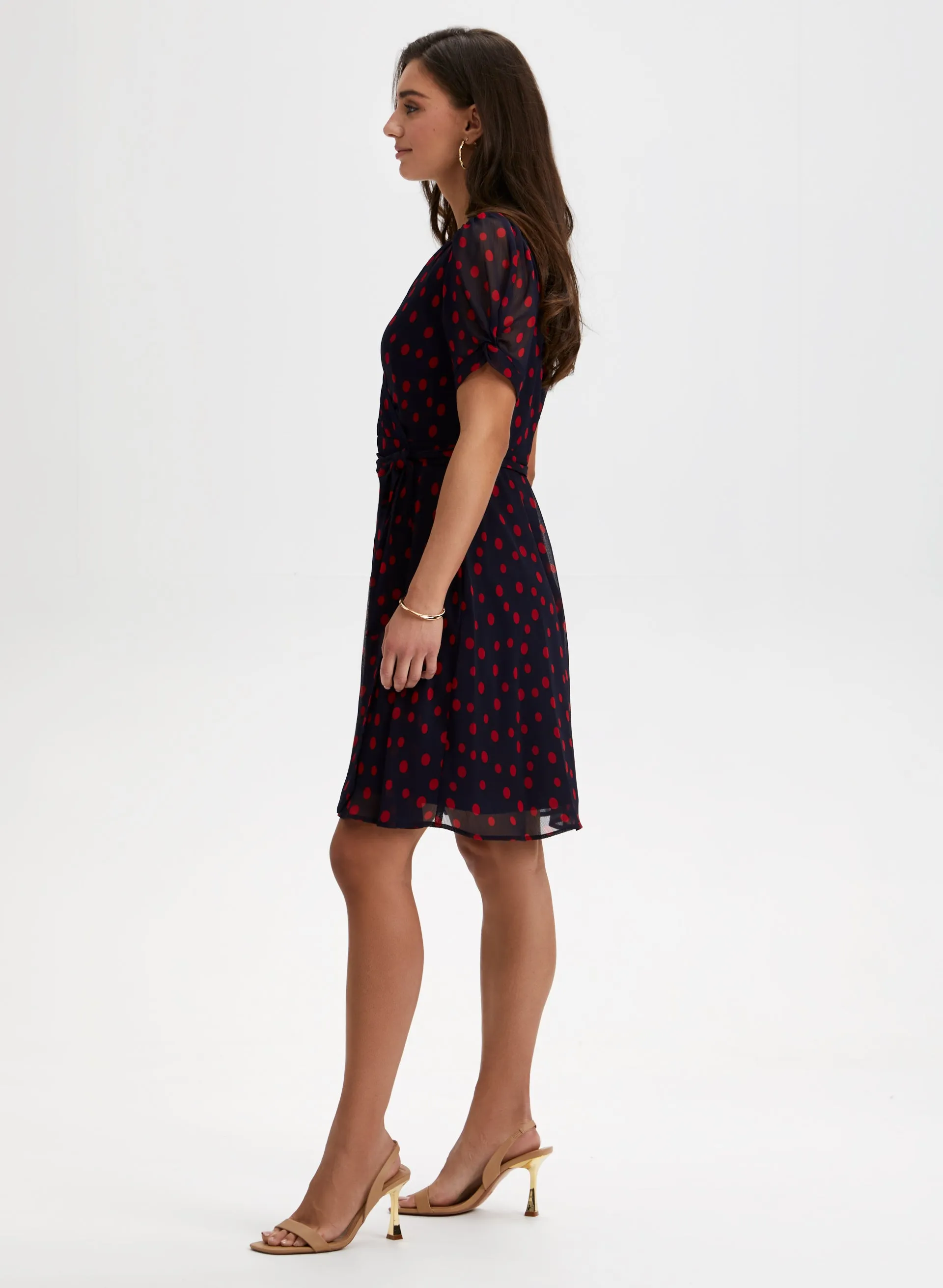Polka Dot Print Dress sold by Laura product image thumbnail 3