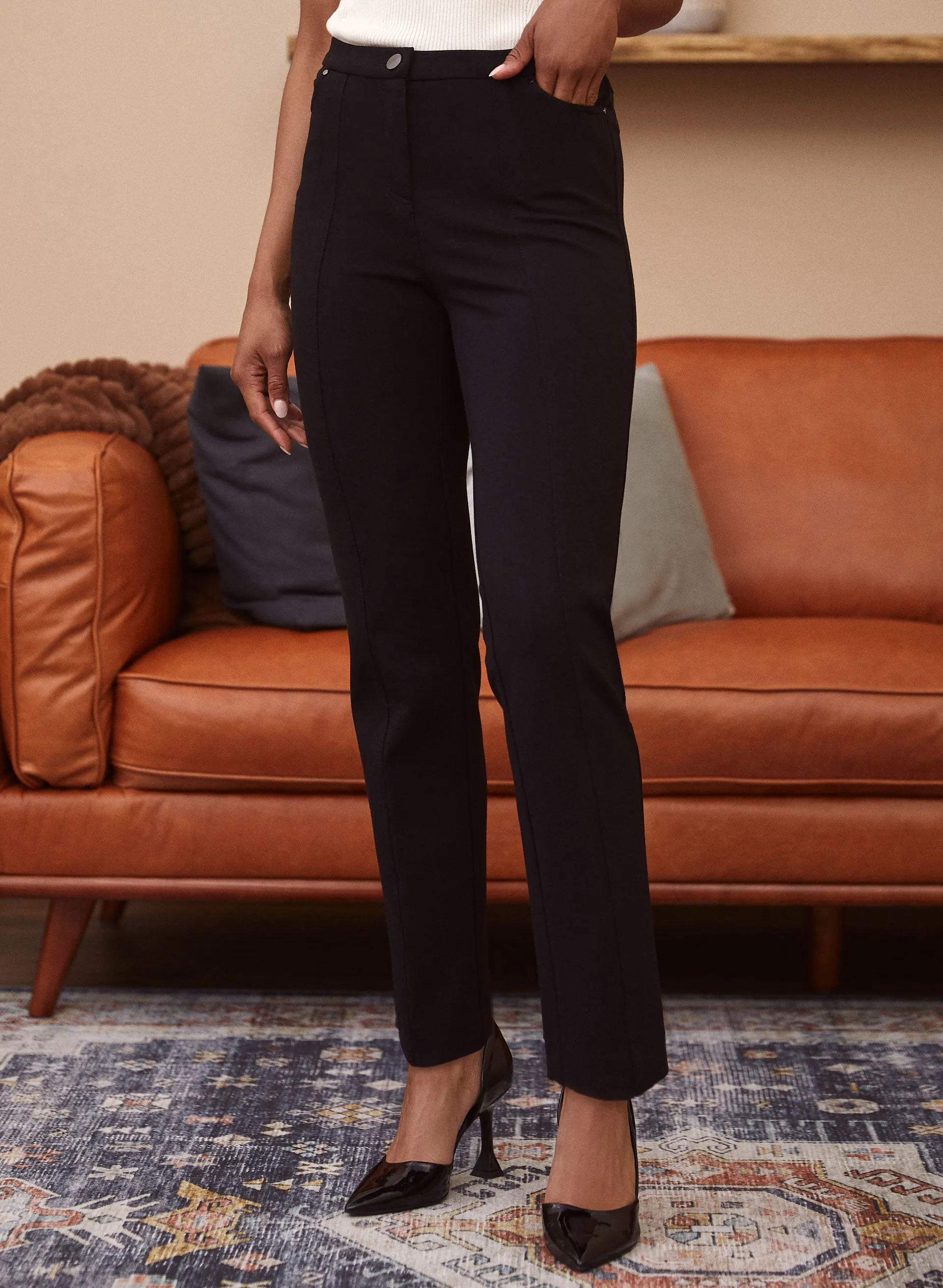 Signature Fit Straight Leg Pants sold by Laura