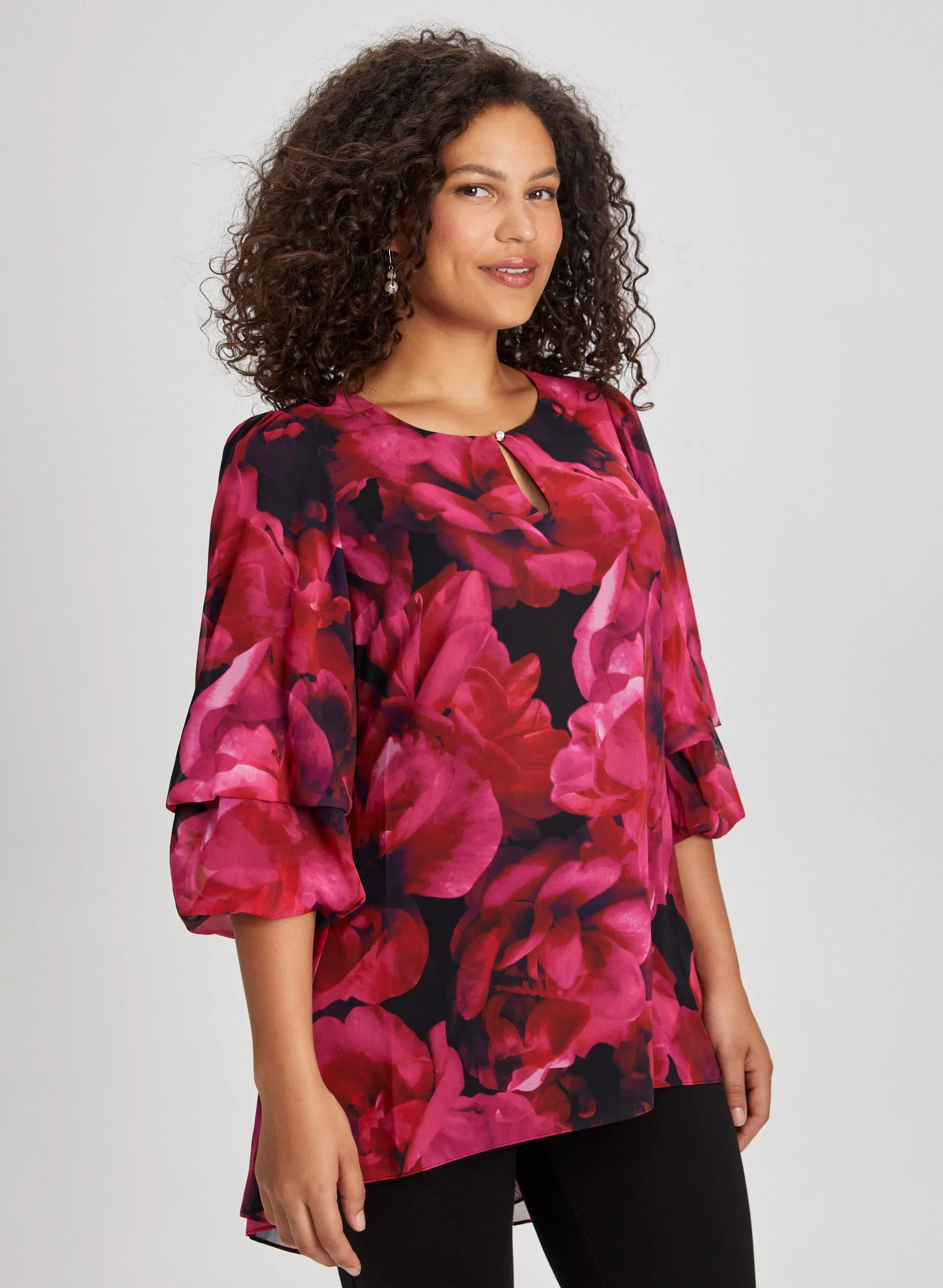Floral Print Tunic sold by Laura product image thumbnail 5