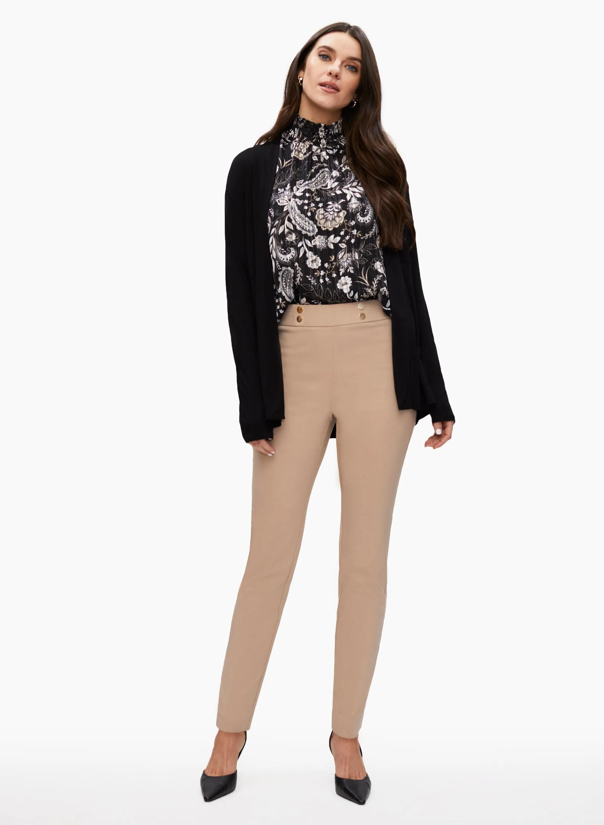 Pull-On Button Detail Pants sold by Laura product image thumbnail 3