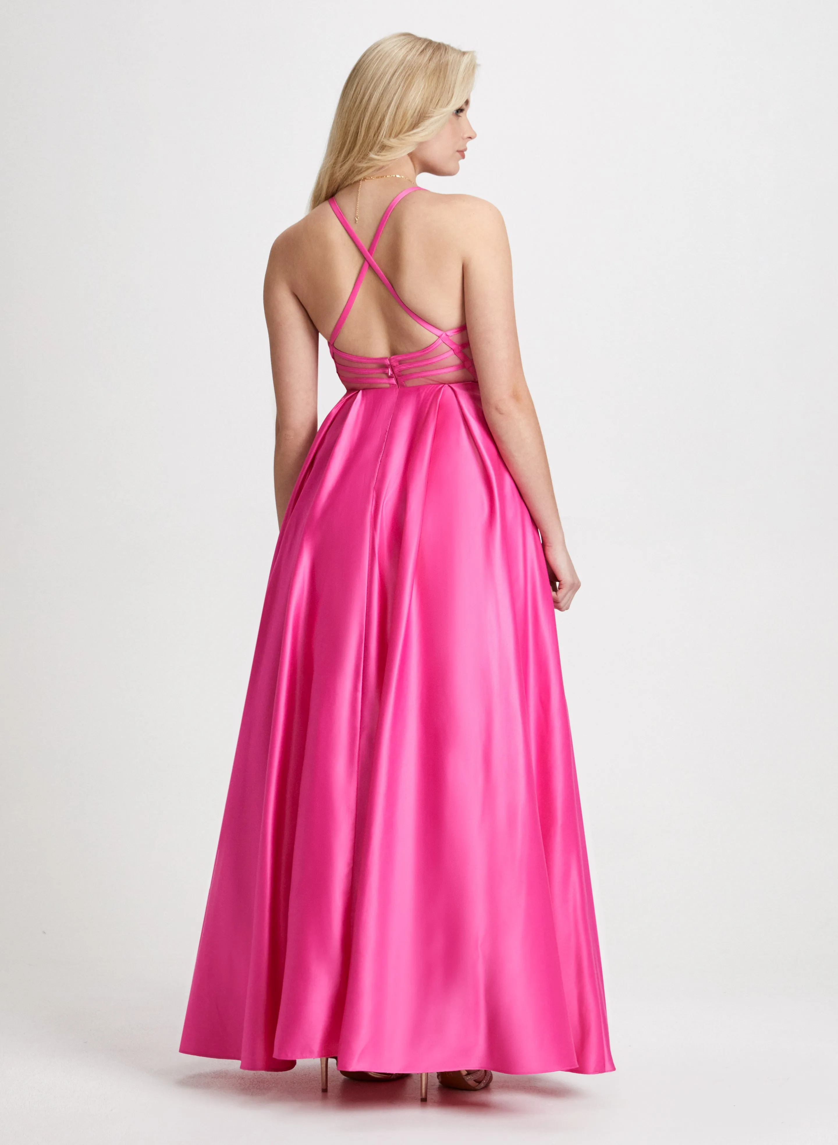 Sweetheart Neck Satin Ball Gown sold by Laura product image thumbnail 3