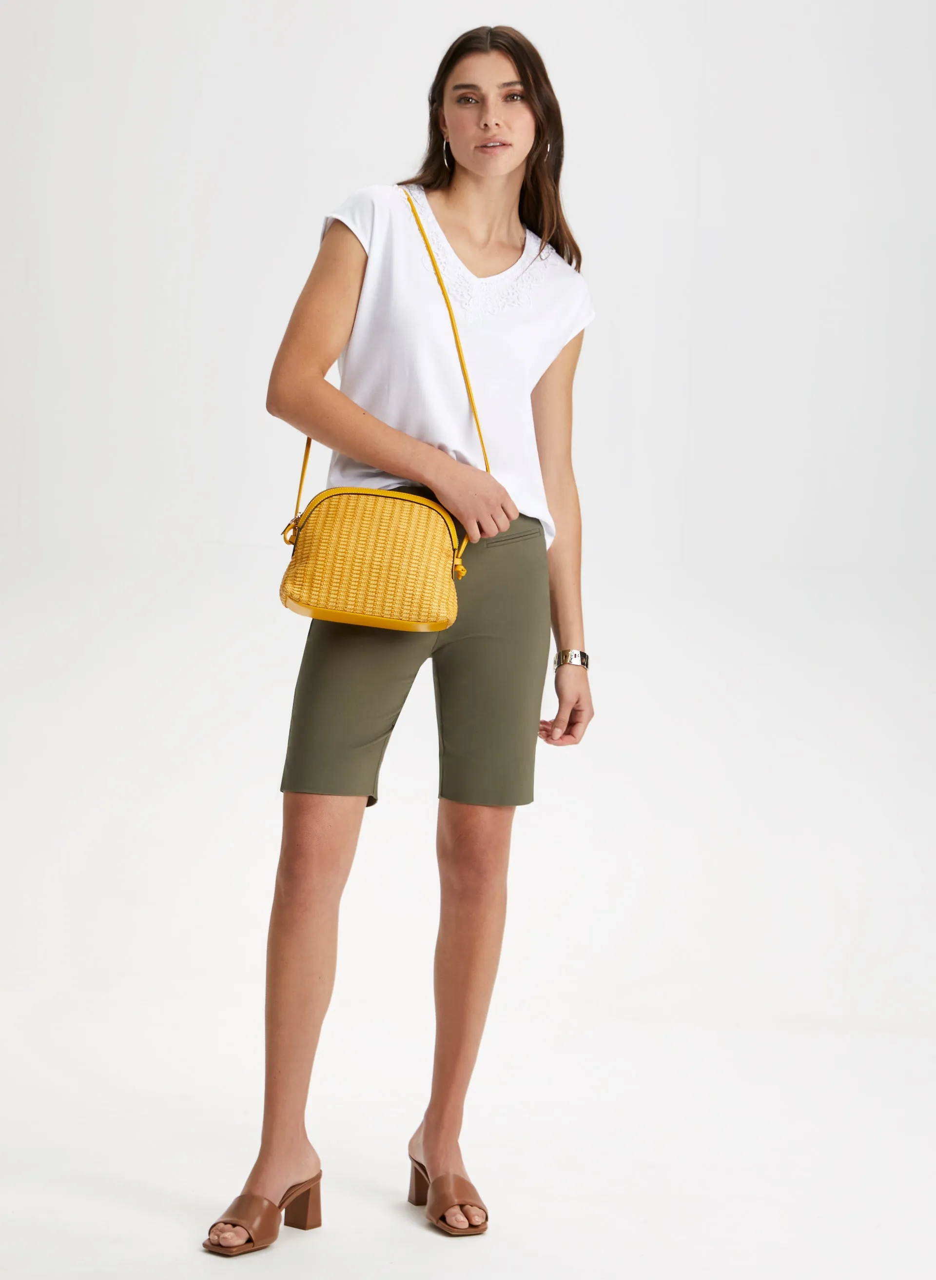 Lace Trim Tee sold by Laura product image thumbnail 3