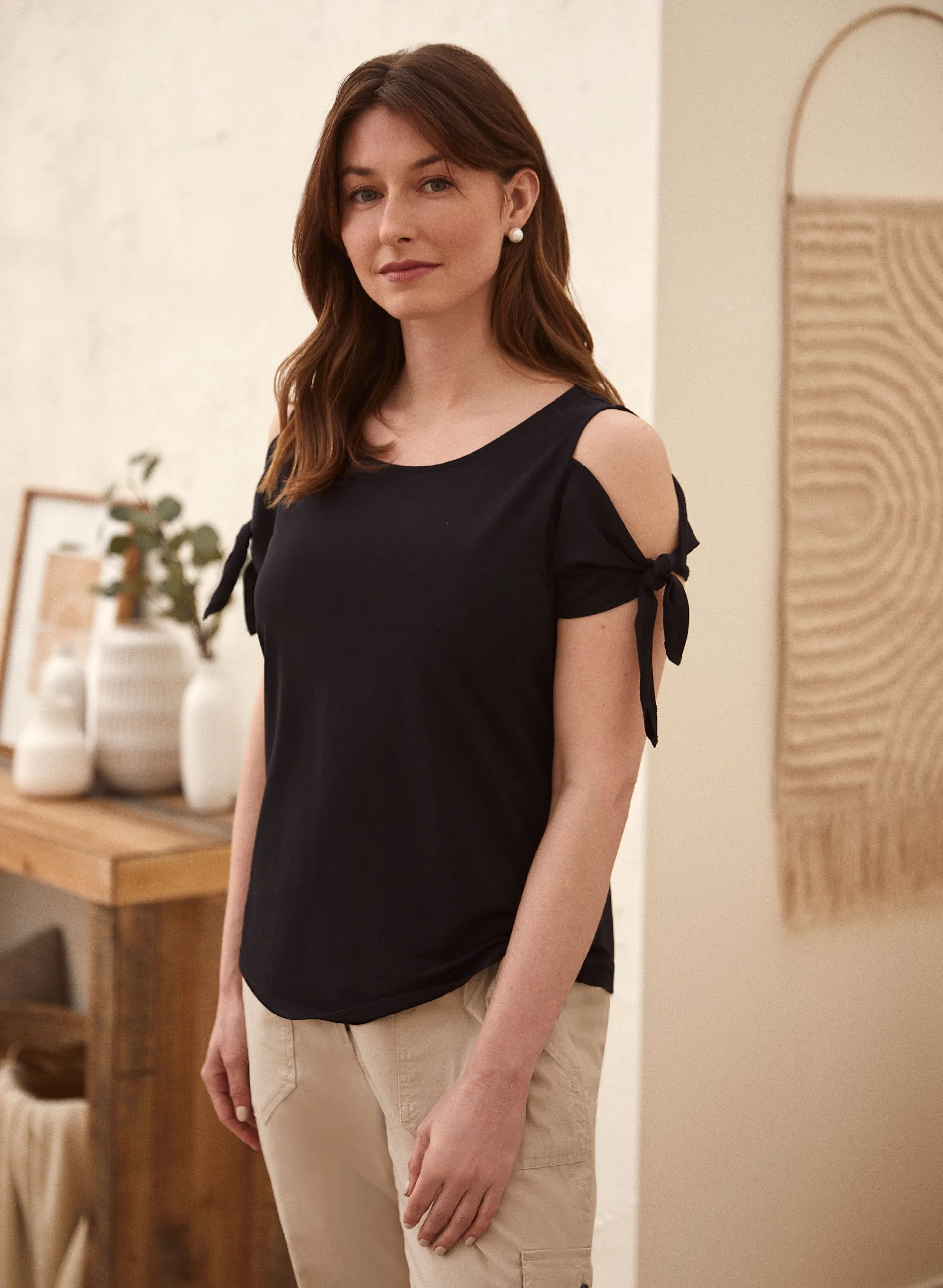 Tie Sleeve Top sold by Laura product image thumbnail 2