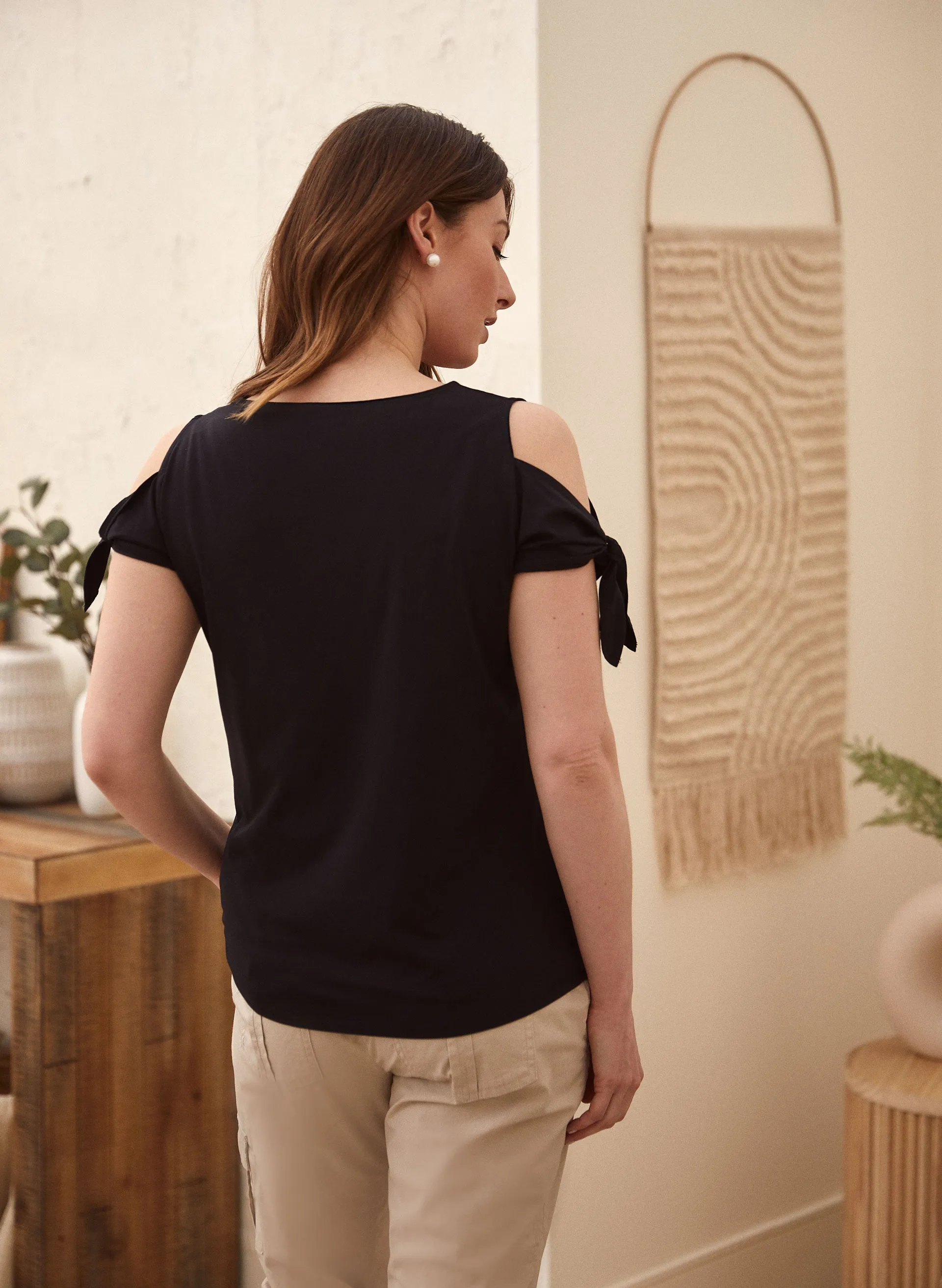 Tie Sleeve Top sold by Laura product image thumbnail 4