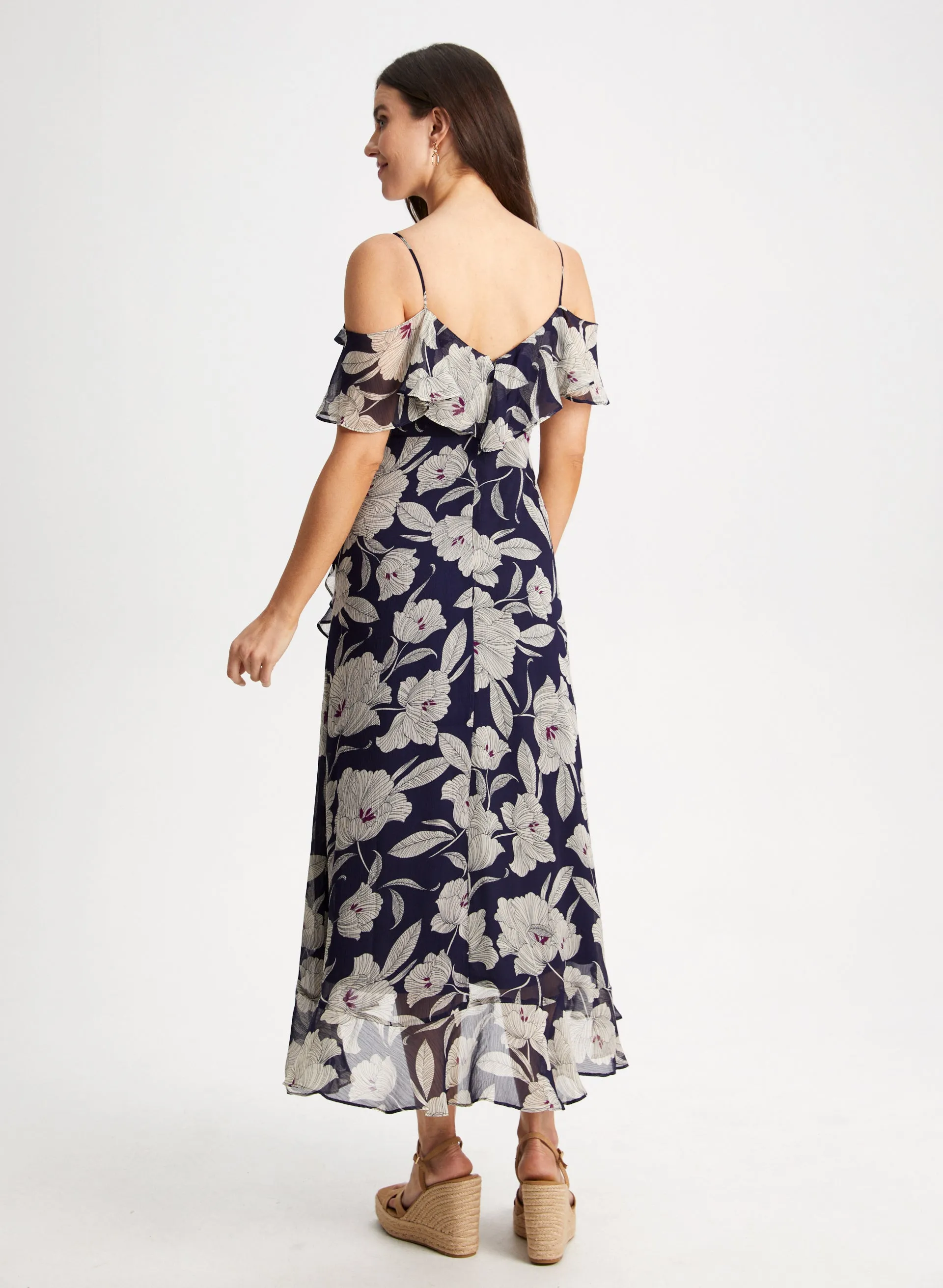 Floral Print Ruffle Dress sold by Laura product image thumbnail 2