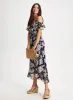 Floral Print Ruffle Dress sold by Laura